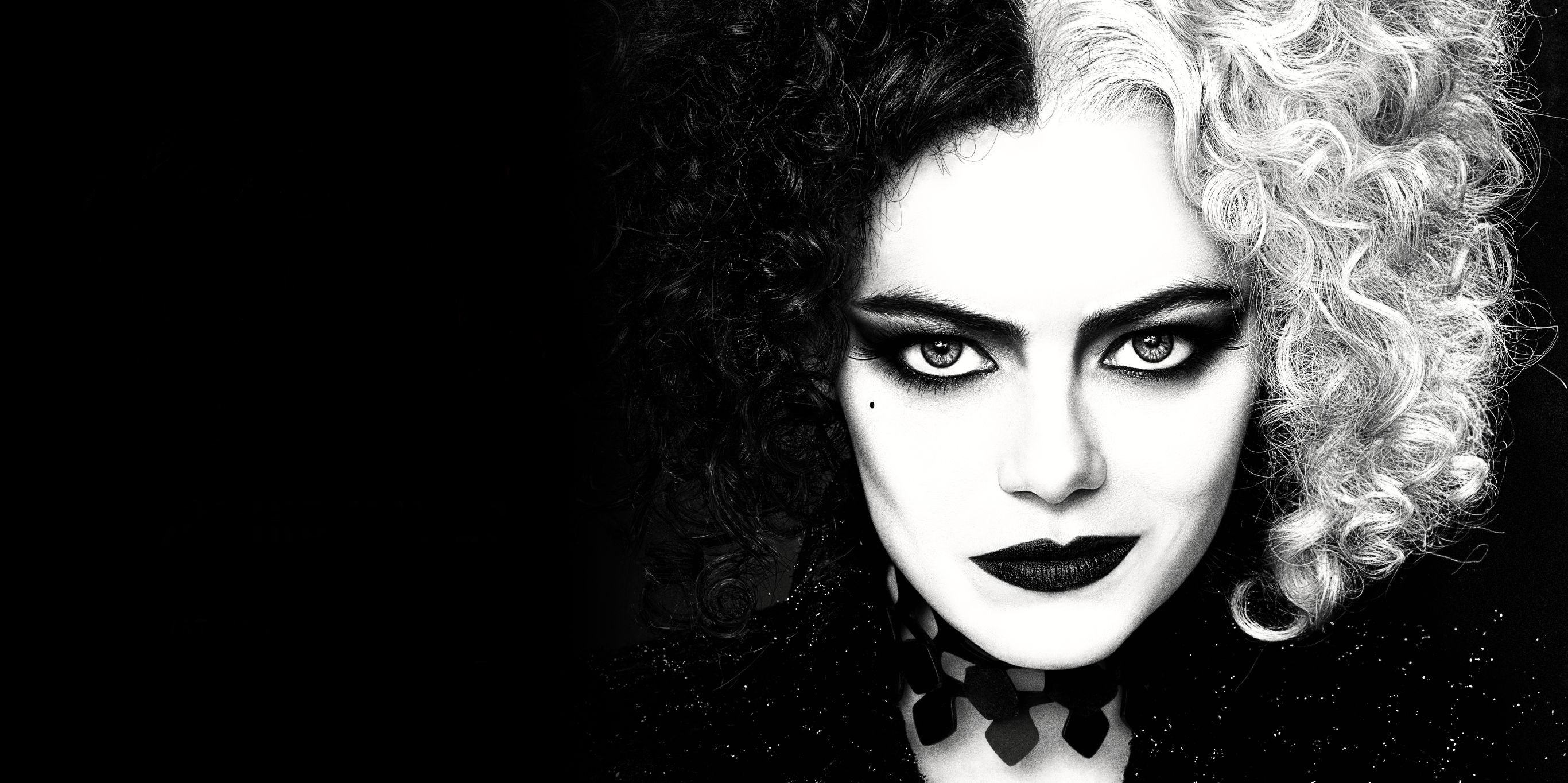 Cruella, Emma Stone, Wallpapers, Backgrounds, 2740x1370 Dual Screen Desktop