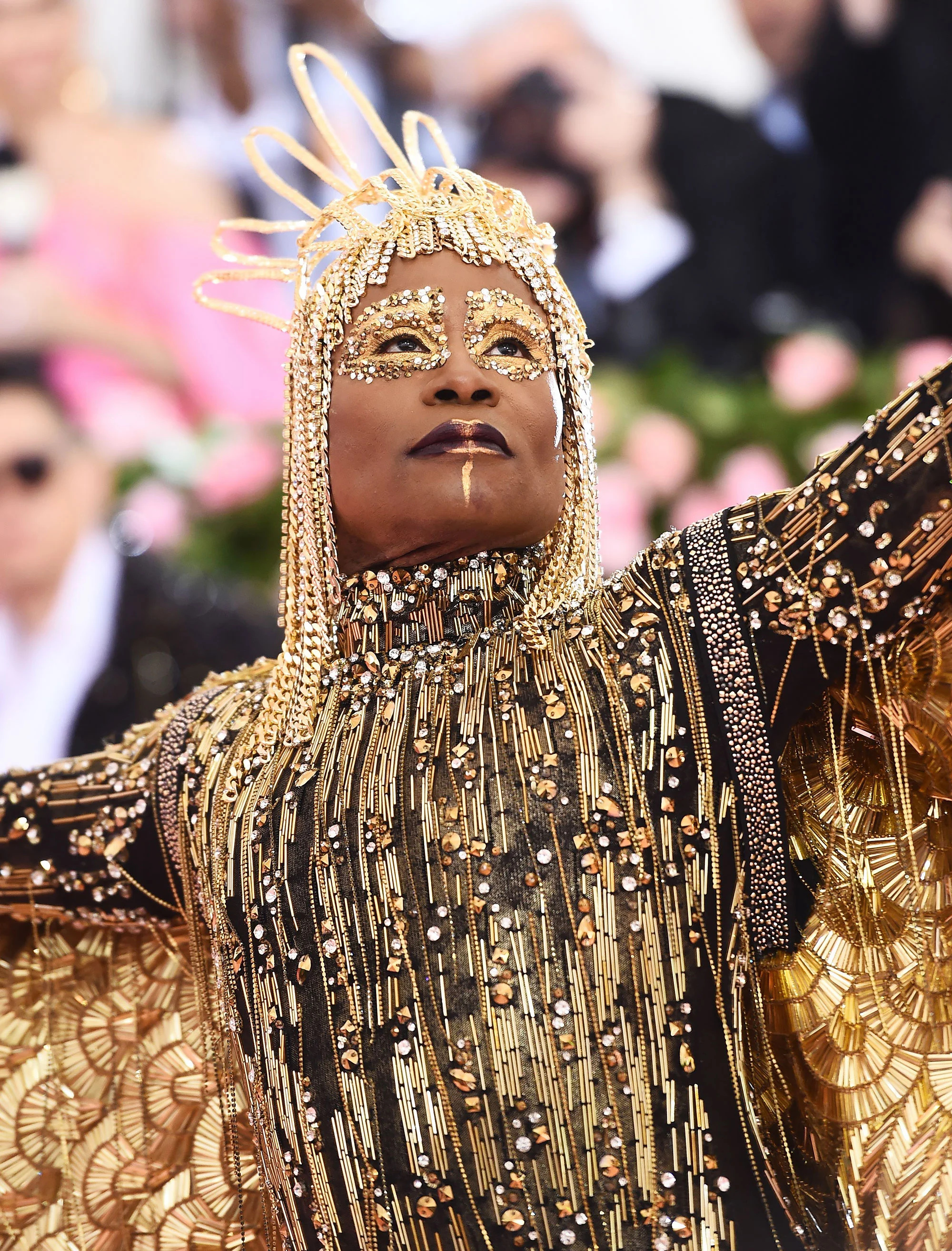 Billy Porter, Vogue collaboration, Instagram #MetGalaChallenge, Fashion trendsetter, 2000x2630 HD Phone