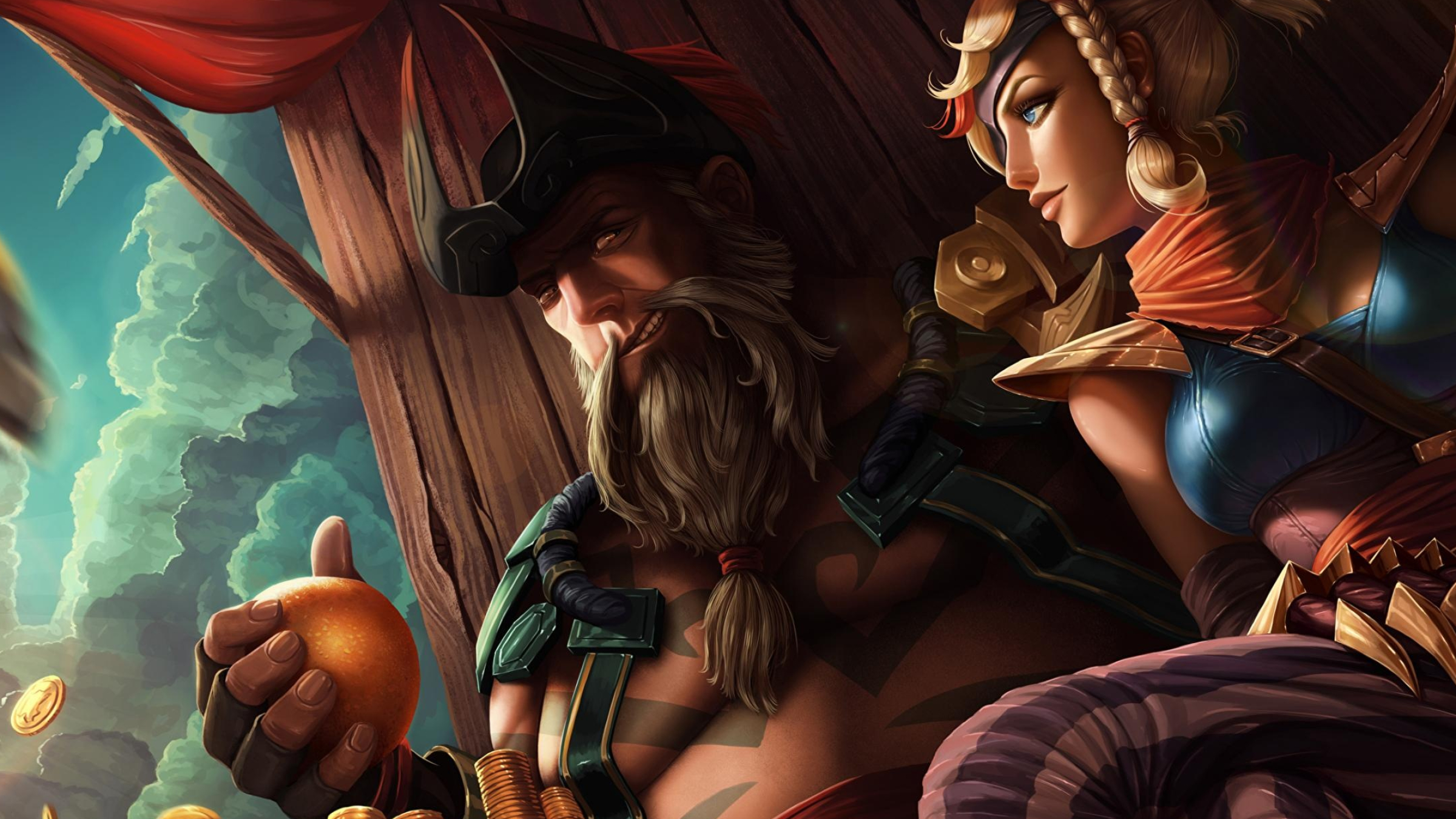 Gangplank, Striking wallpapers, High-definition, Artistic design, 2400x1350 HD Desktop