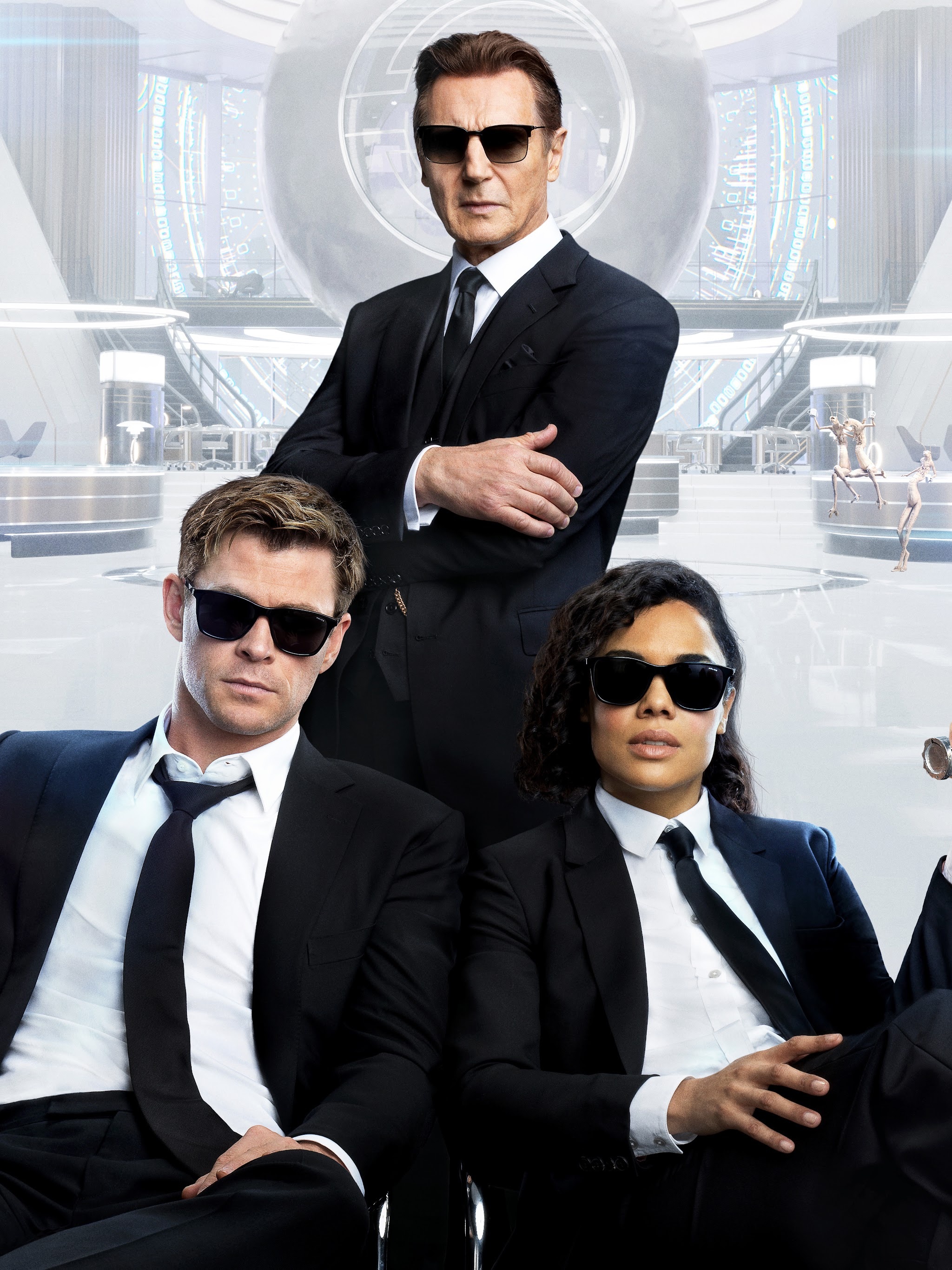 Liam Neeson, Men in Black, International, Agent h, 2050x2740 HD Phone