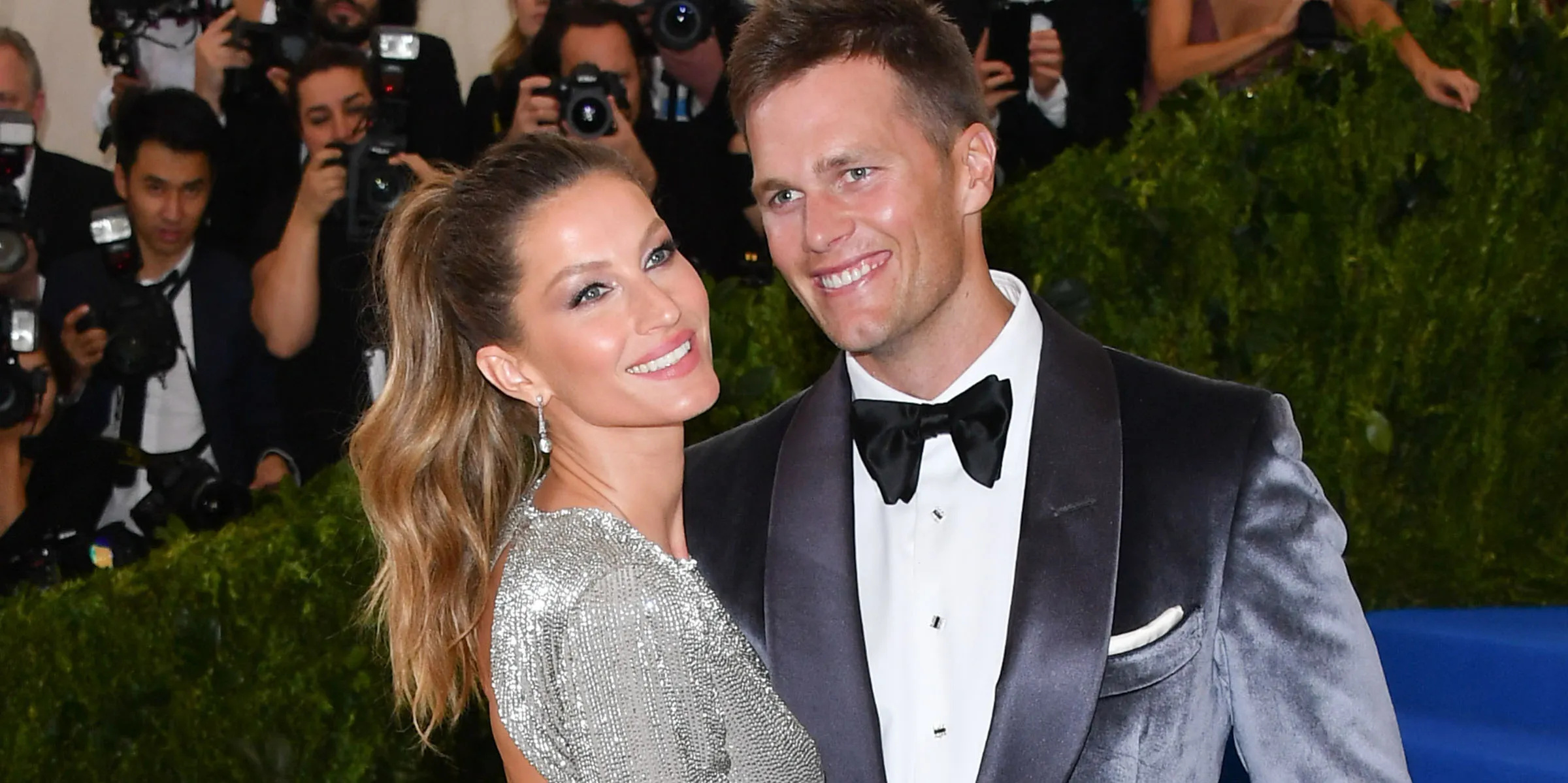 Gisele Bundchen, Tom Brady, Never-before-seen wedding photos, Anniversary, 2400x1200 Dual Screen Desktop