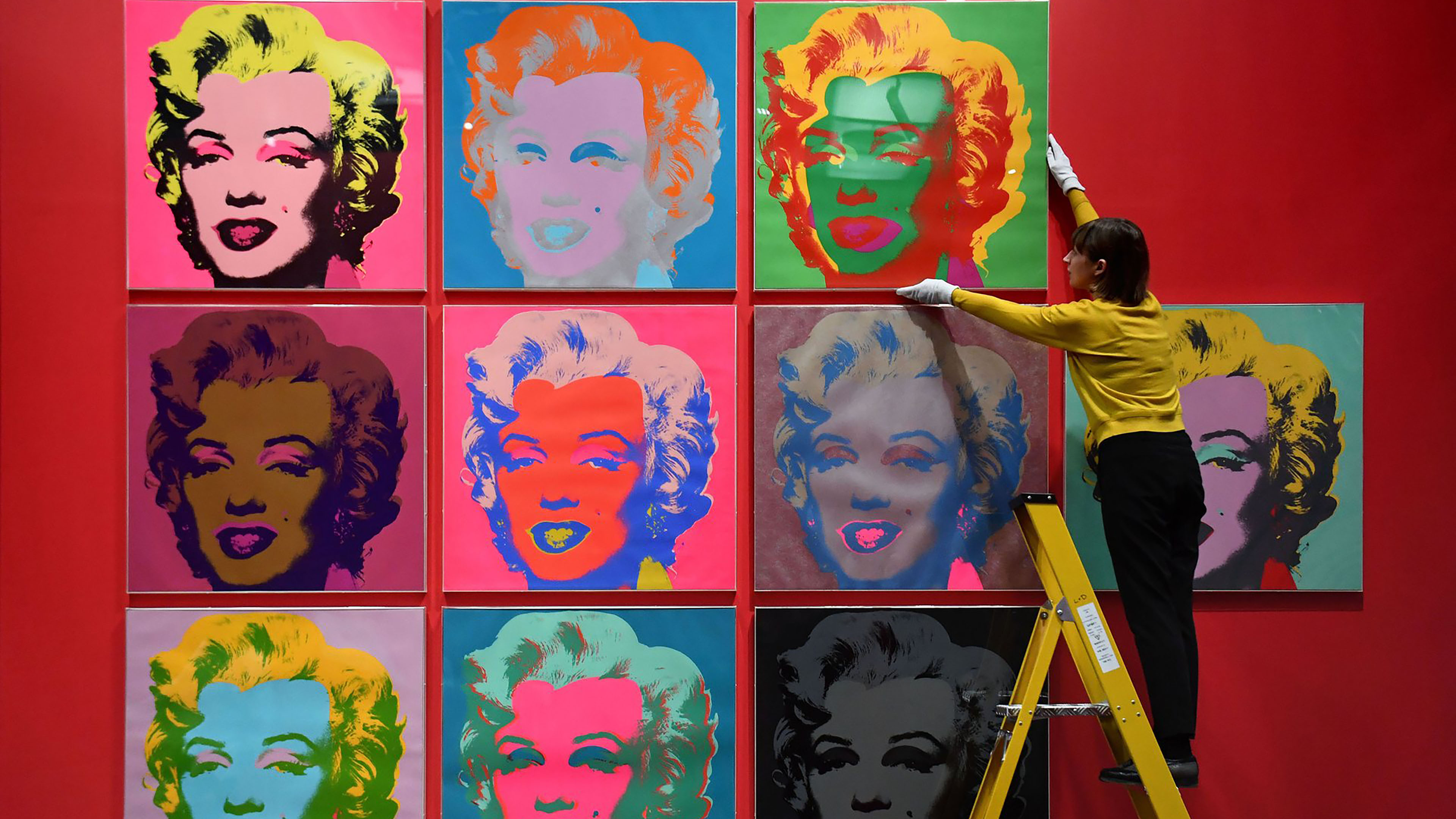 Andy Warhol, Tate Modern exhibition, Underscore branding agency, London, 3840x2160 4K Desktop