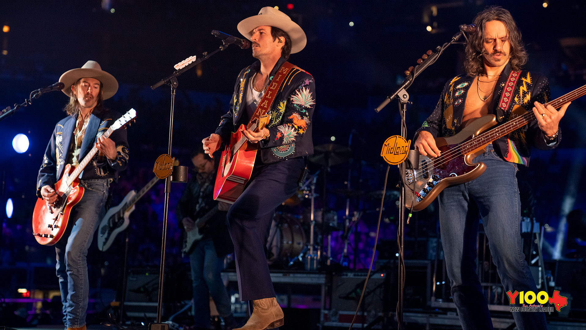 Midland Live at the San Antonio Rodeo - February 20, 2020 Photos Y100 FM 1920x1080