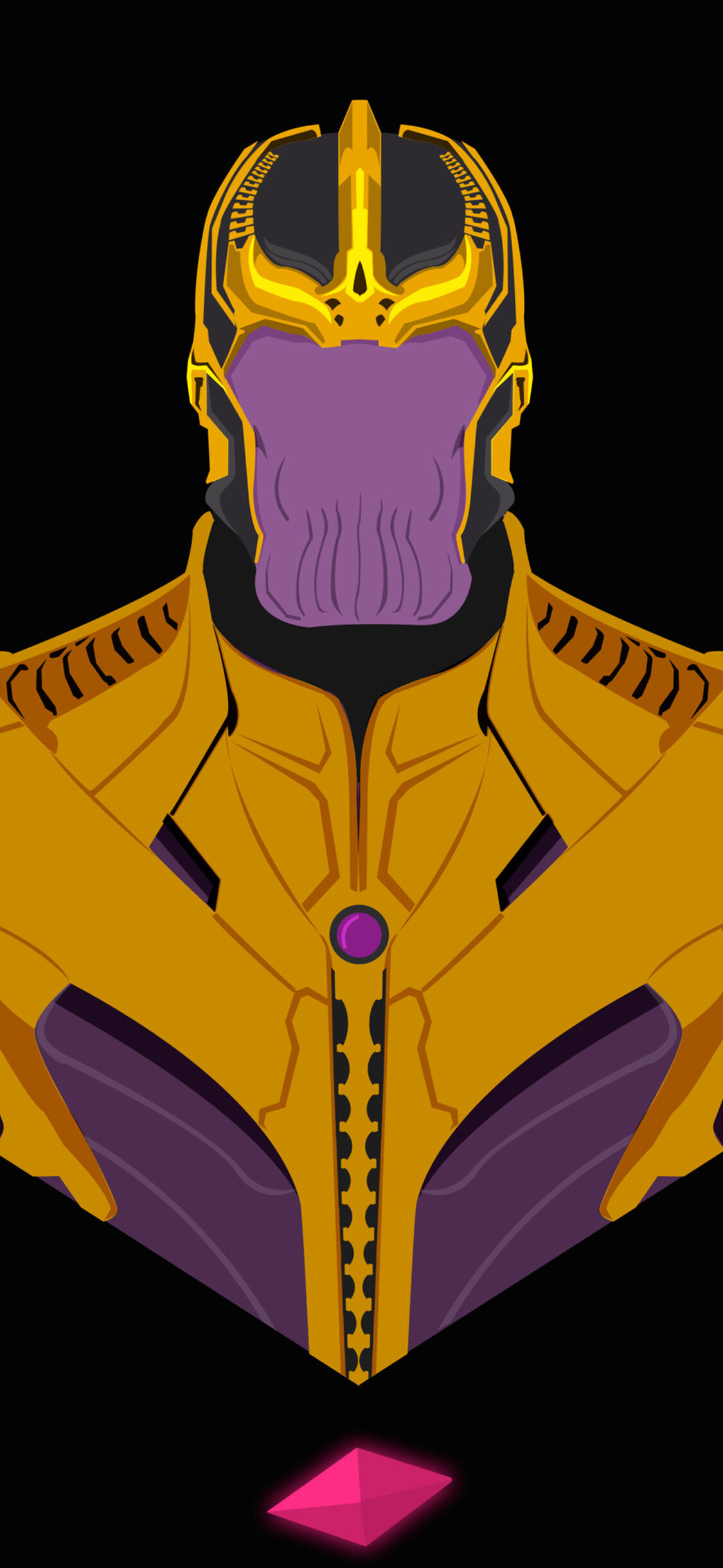 Thanos, Pop Art Wallpaper, 1130x2440 HD Phone