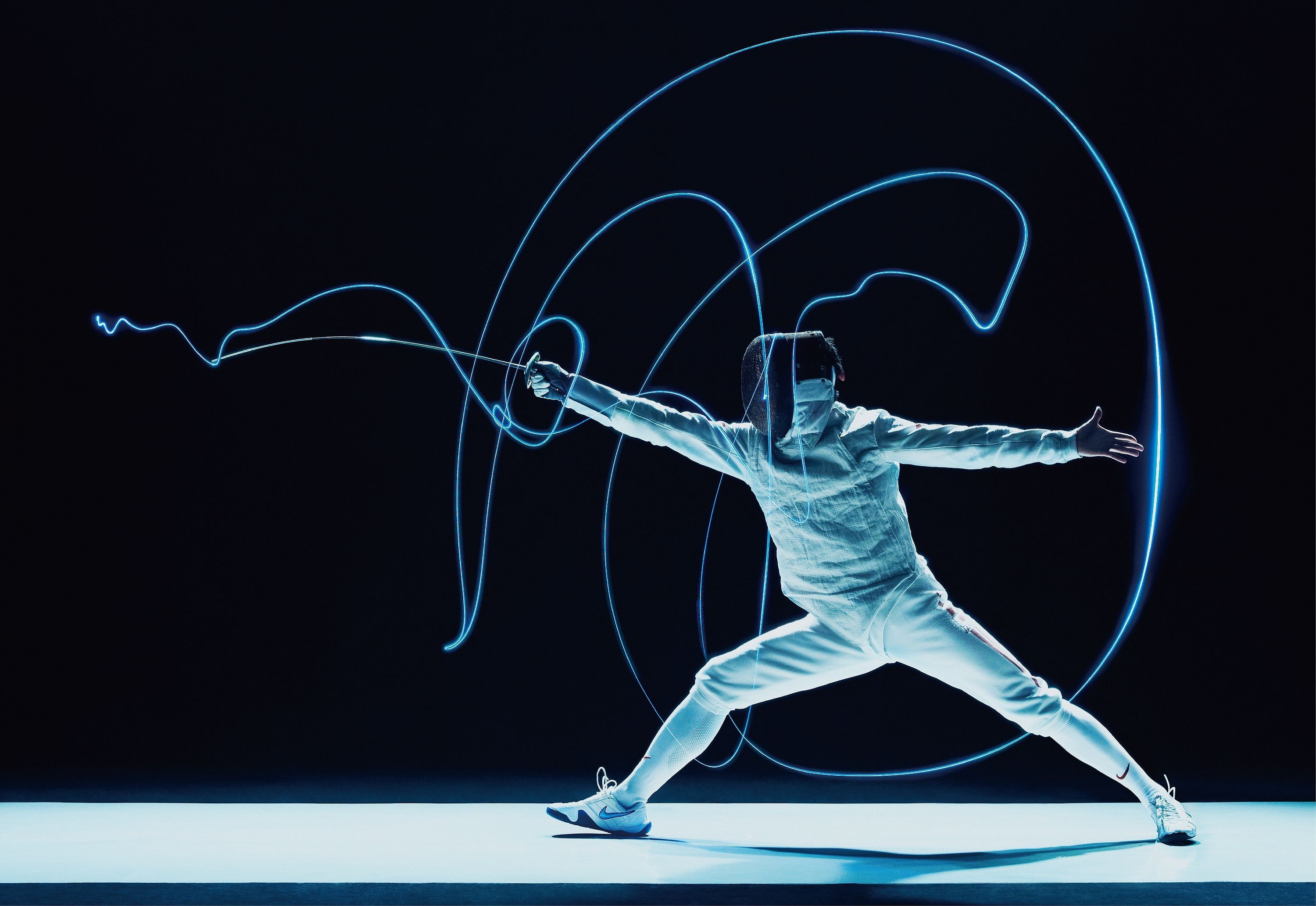 Fencing visualised, Learn fencing sport, Creative experience, Branding, 3000x2070 HD Desktop