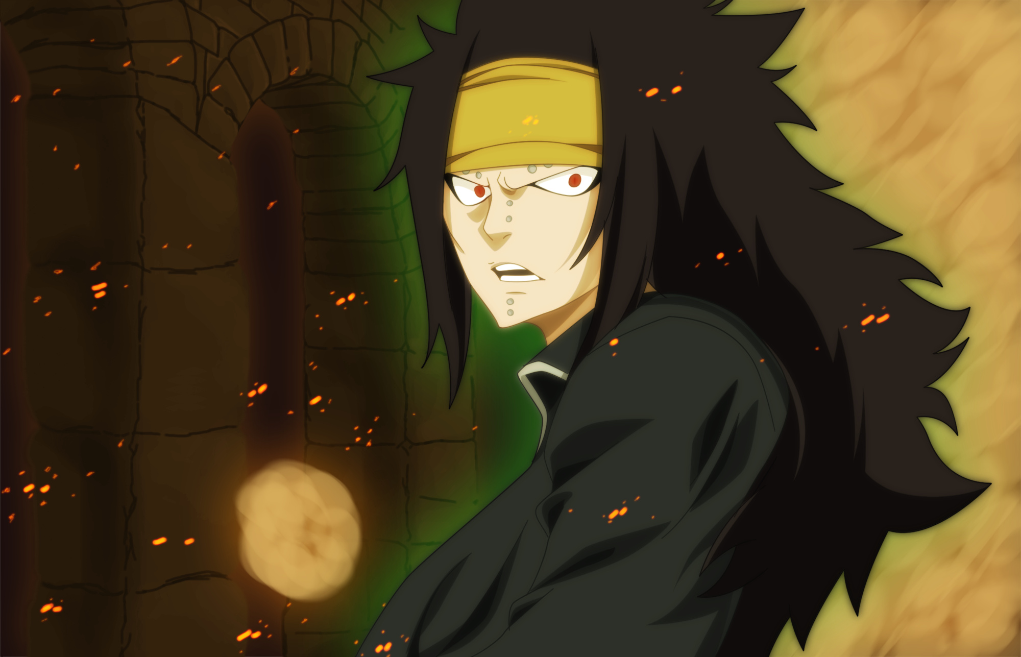 Gajeel Redfox, Iron dragon slayer, Fairy Tail guild, Powerful magic, 2000x1290 HD Desktop