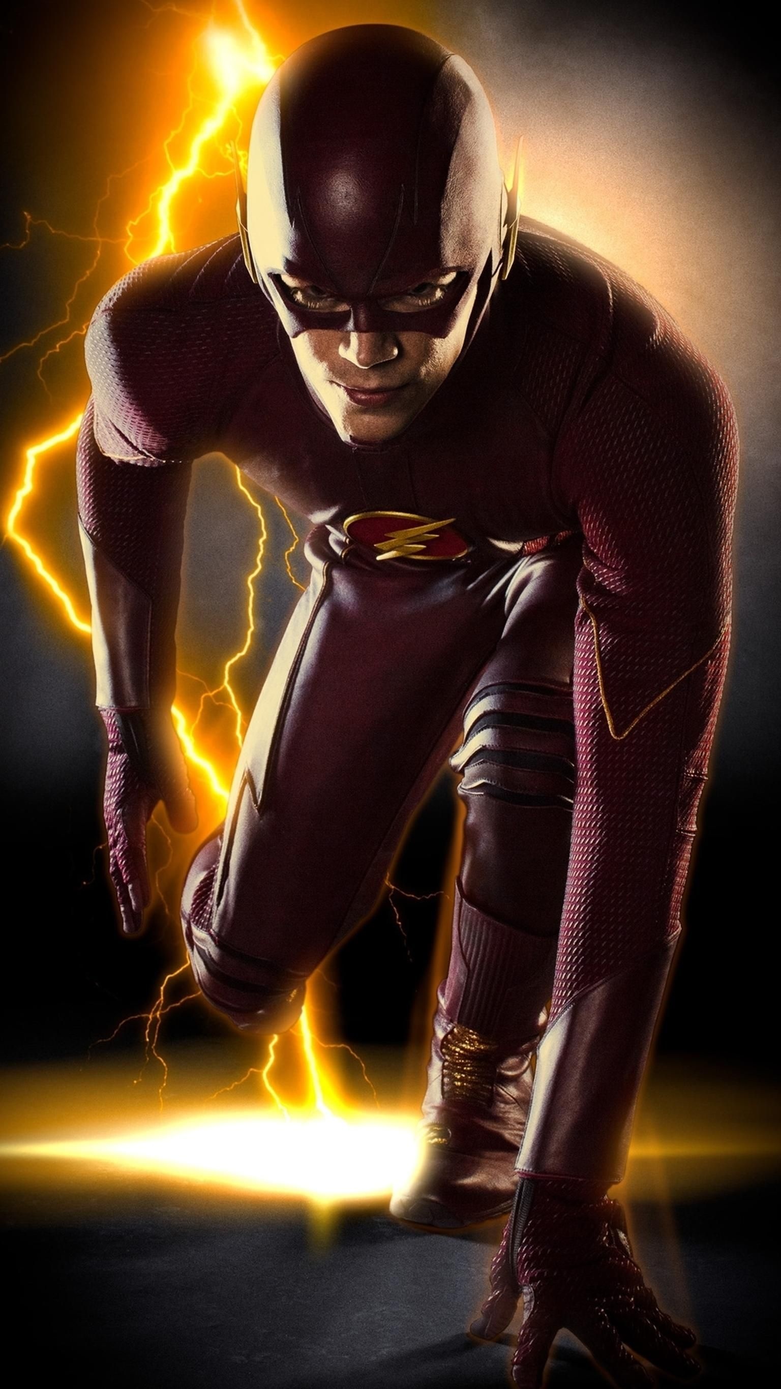 The Flash TV series, Supergirl crossover, Superhero team-up, DC Comics, 1540x2740 HD Phone