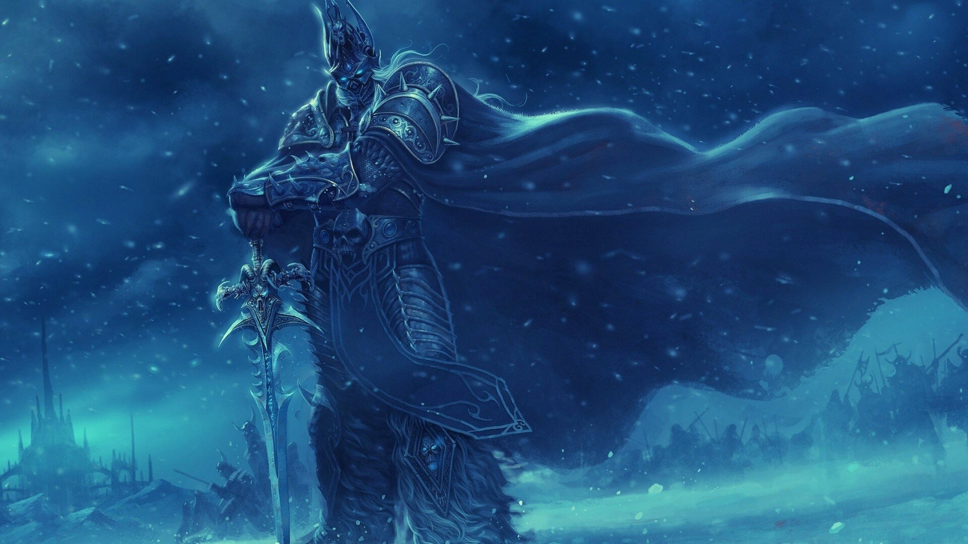 World of Warcraft, Lich King menace, Epic battle, Gaming triumph, 1920x1080 Full HD Desktop