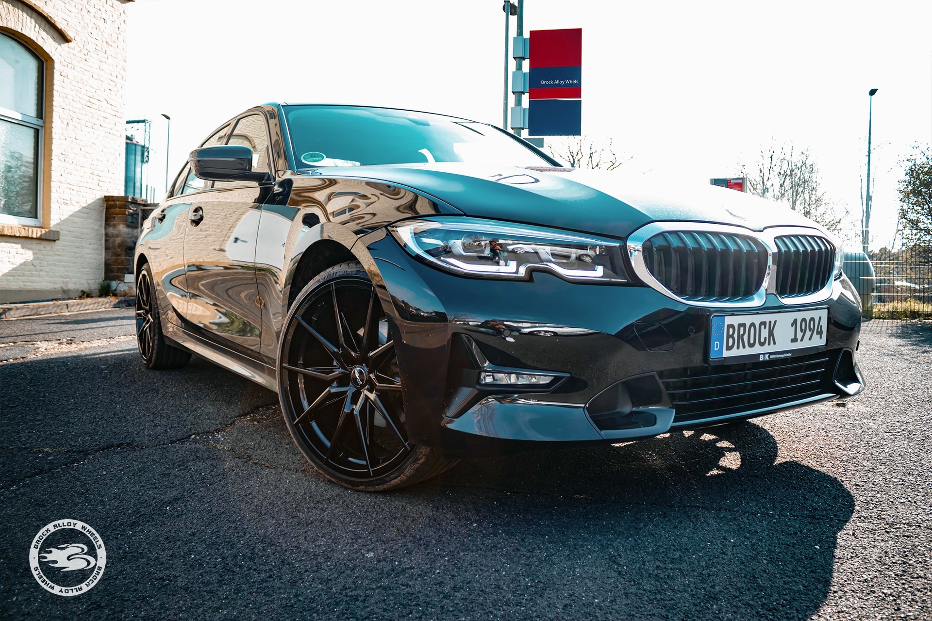 BMW 3 Series, Gloss black alloy wheels, Aggressive stance, Unmistakable presence, 1920x1280 HD Desktop