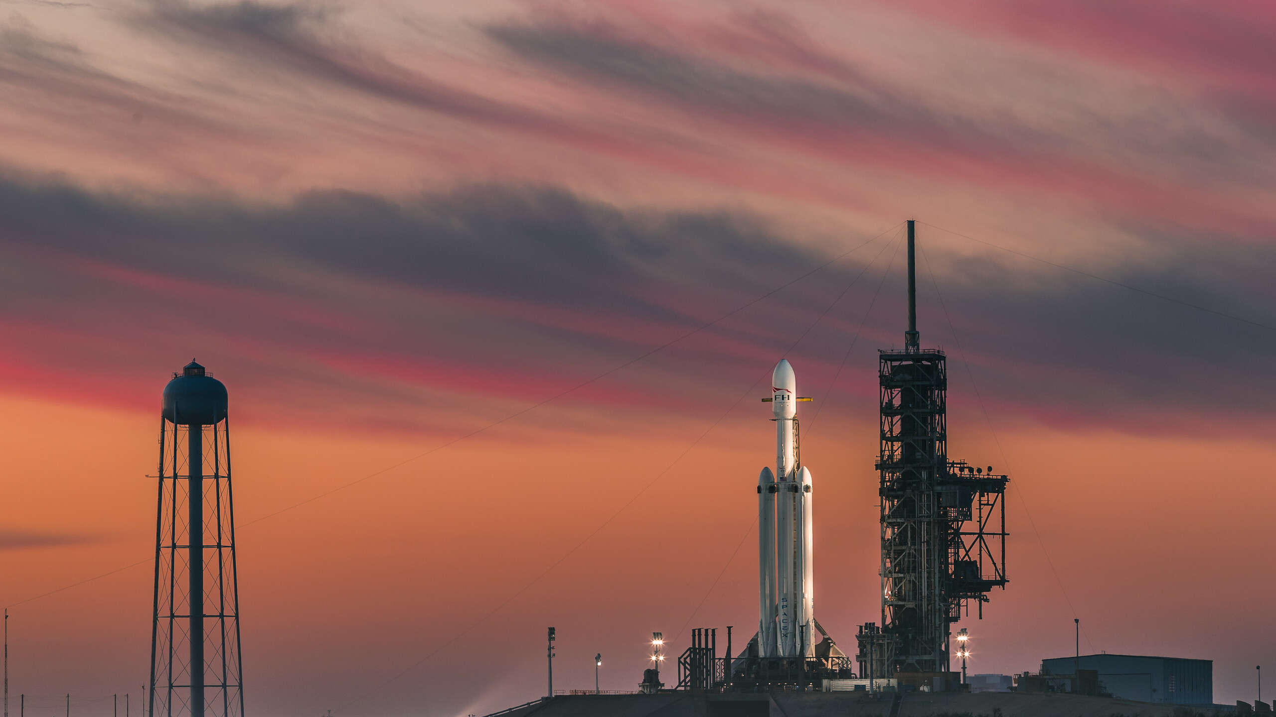 Falcon heavy space x, 1440p resolution HD, 2560x1440 HD Desktop