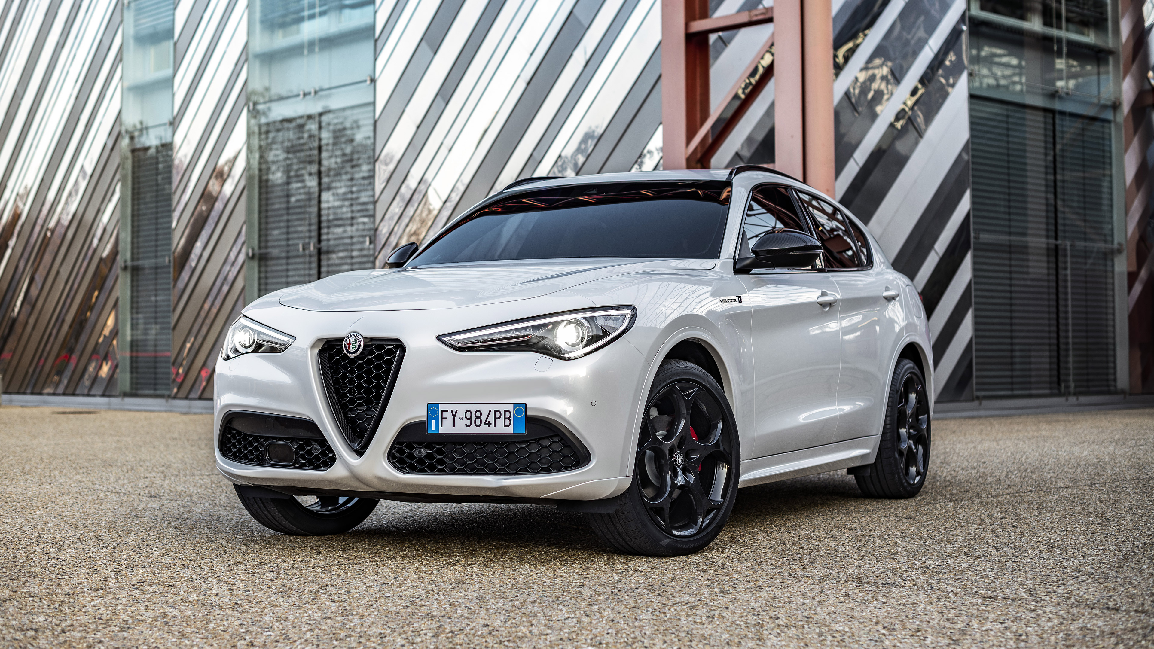 Alfa Romeo Stelvio, Wallpaper background, Ultra HD, 3840x2160 4K Desktop