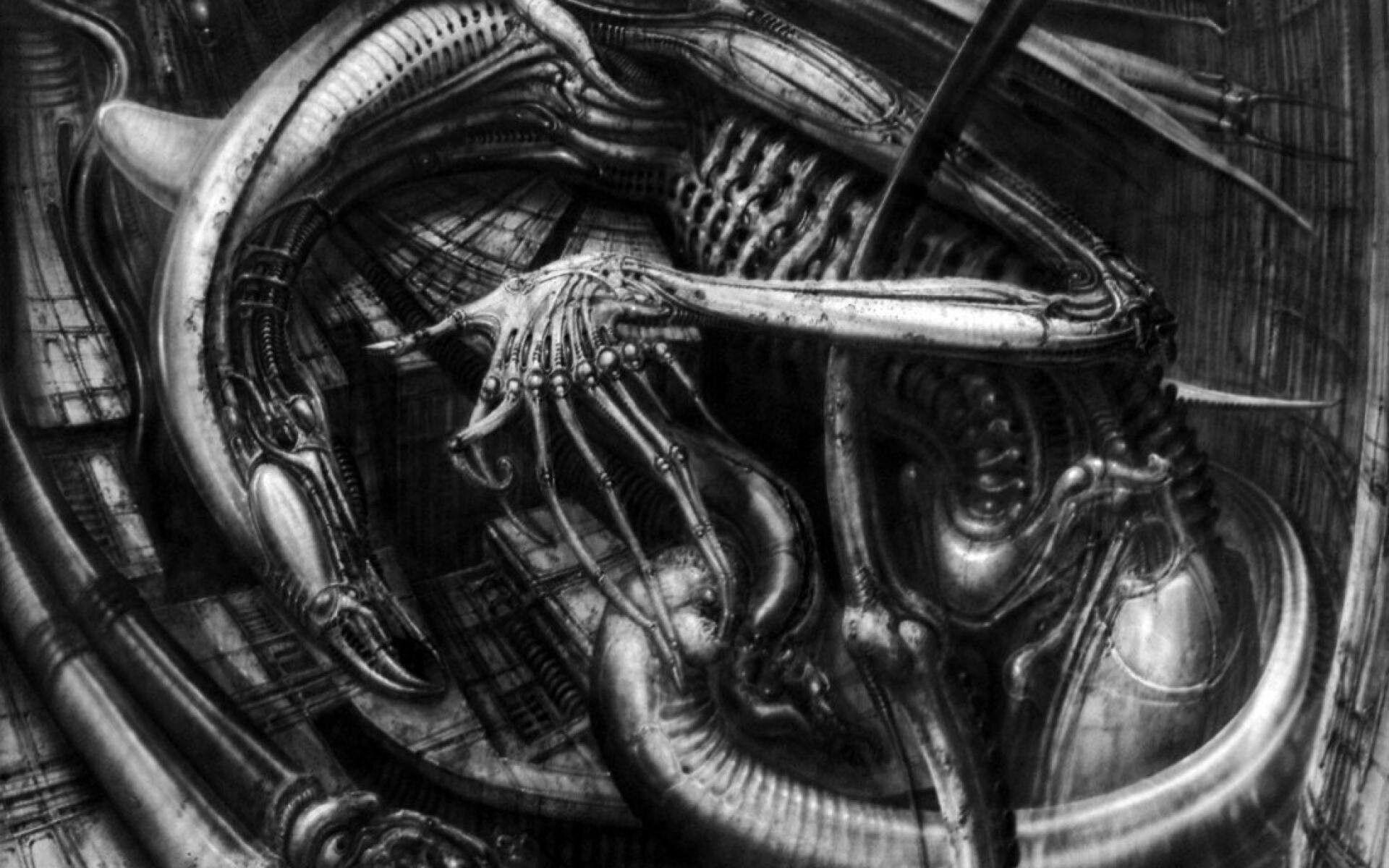 The Birth Of The Alien, H.R. Giger Wallpaper, 1920x1200 HD Desktop