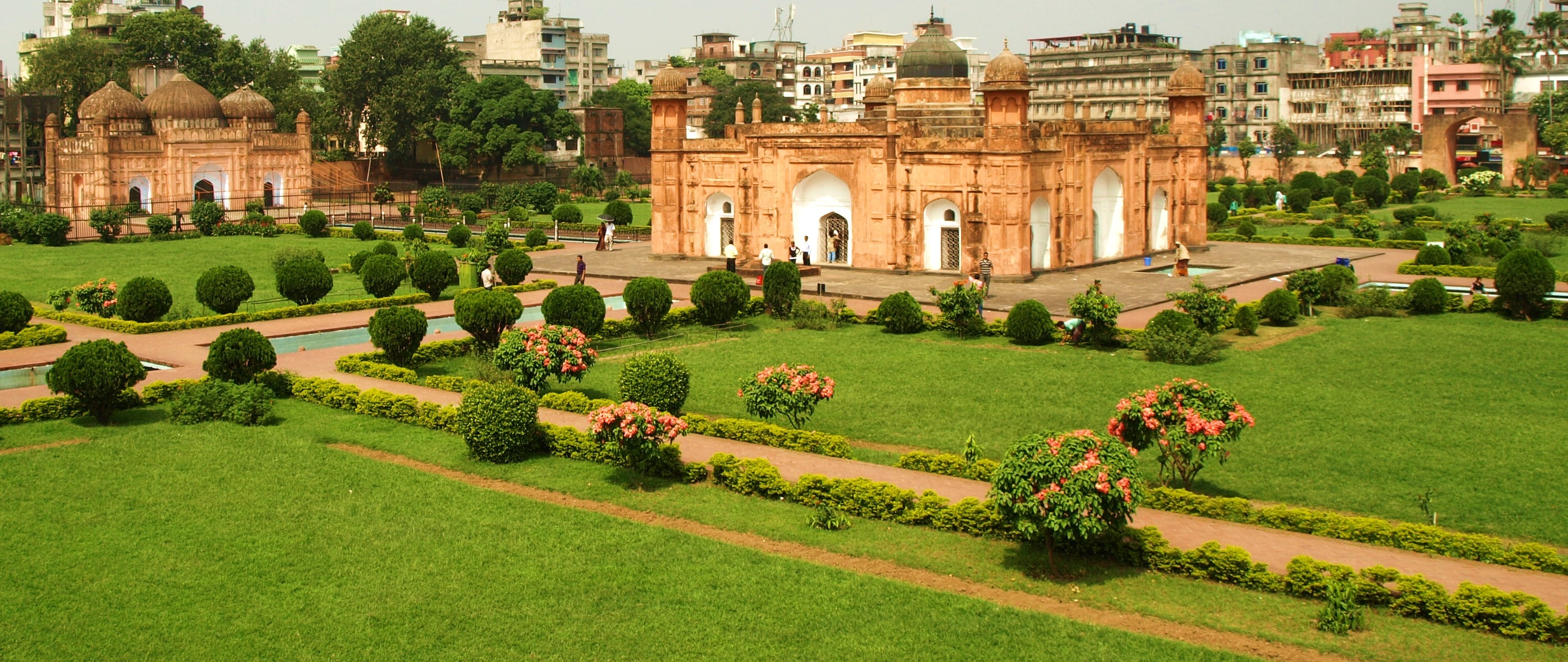 Lalbagh Fort, Bangladesh Wallpaper, 3080x1300 Dual Screen Desktop