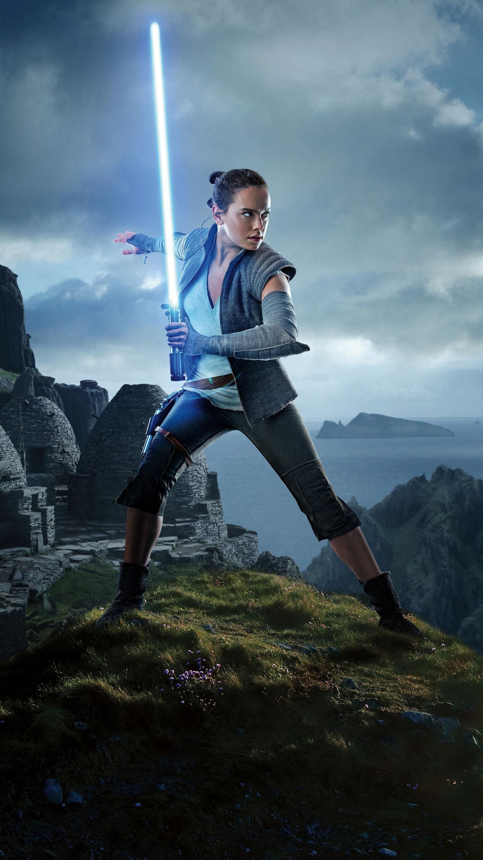 Rey, Last Jedi, Phone Wallpaper, Movie Mania, 1540x2740 HD Phone