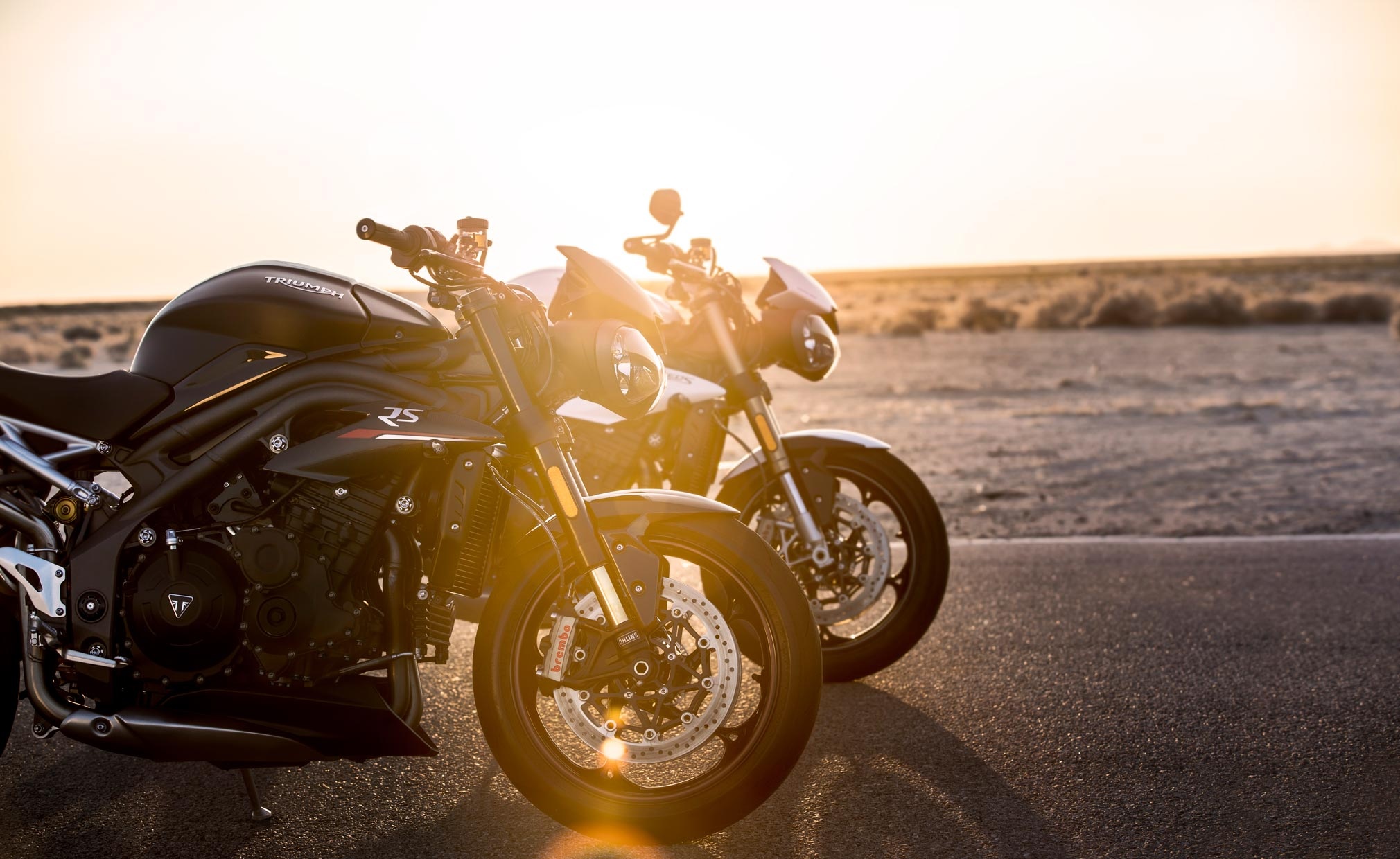 Twins, Triumph Street Triple RS Wallpaper, 2020x1240 HD Desktop