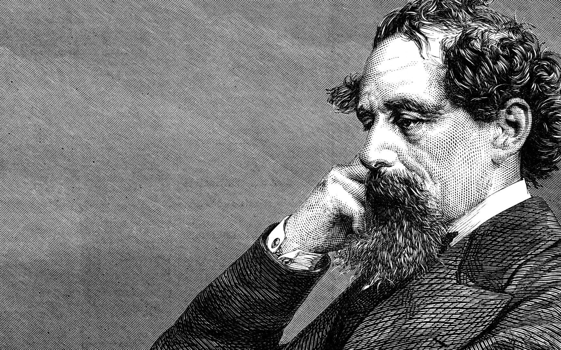 Charles Dickens, Portrait, Crop, Sir, 1920x1200 HD Desktop