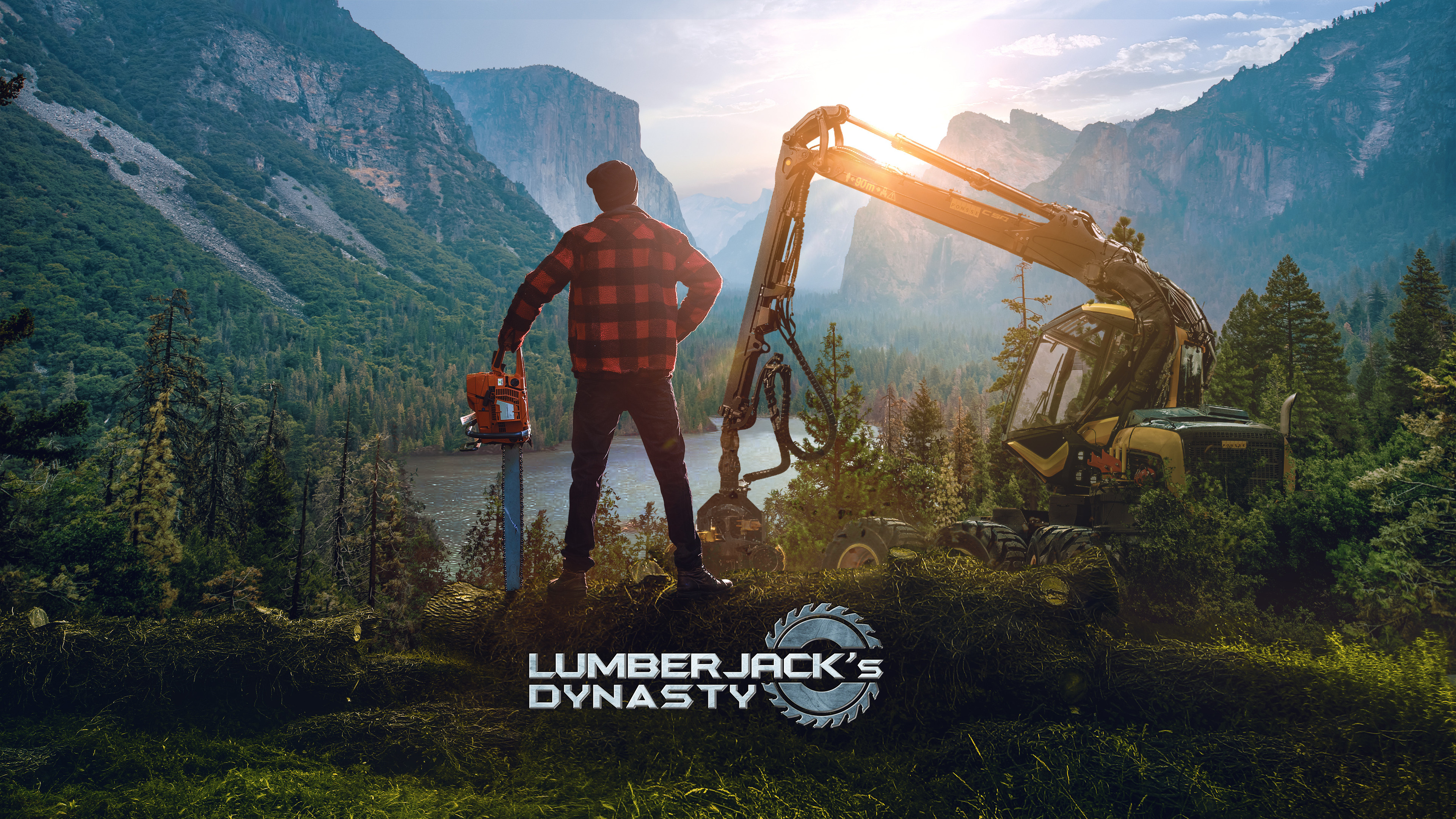 Lumberjack dinasty cover, Artstation portfolio, Creative artwork, Unique style, 3840x2160 4K Desktop