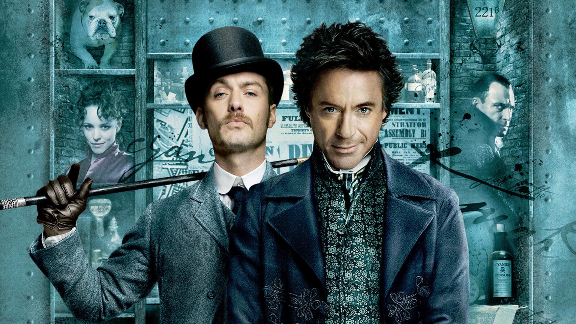 Jude Law, Watson, Sherlock Holmes, HD, 1920x1080 Full HD Desktop