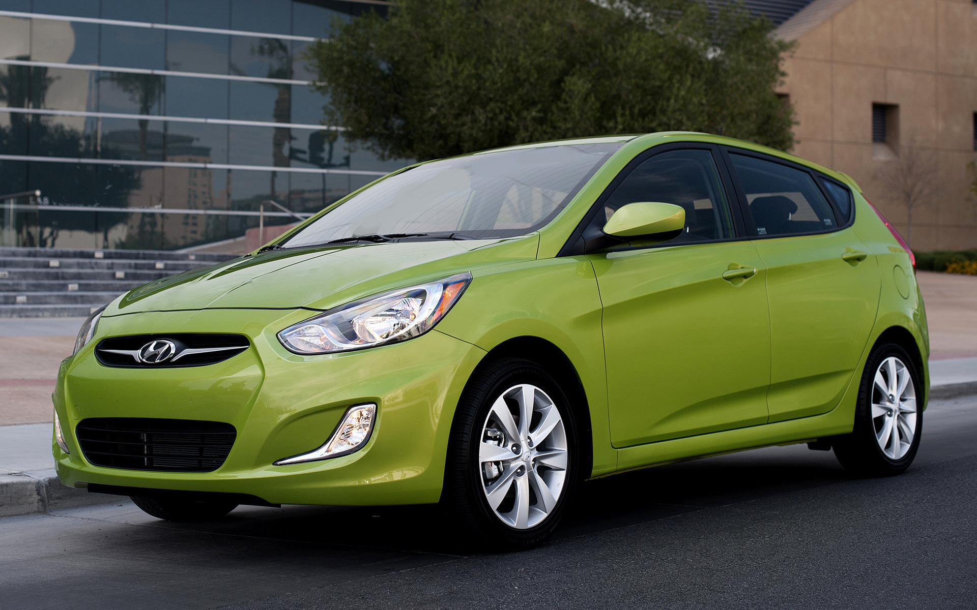 Hatchback 2011, Hyundai Accent Wallpaper, 1920x1200 HD Desktop