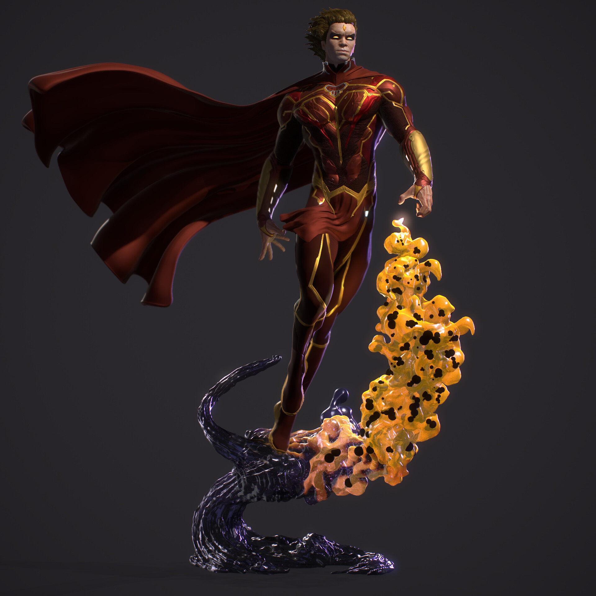 Adam Warlock, Artstation, comic art, character design, 1920x1920 HD Phone