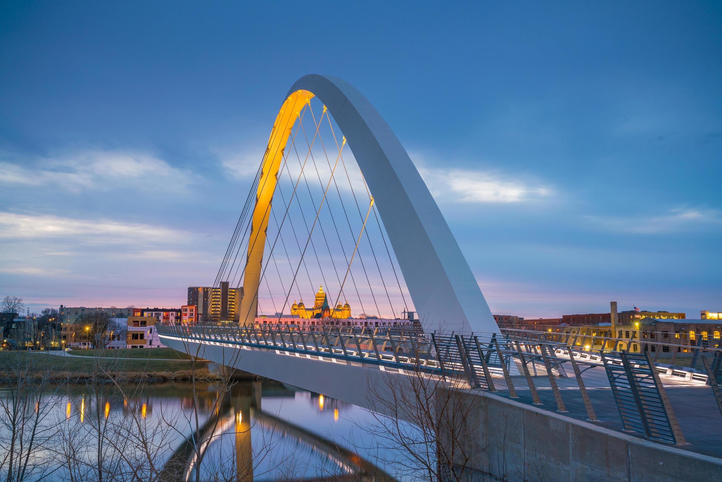 Des Moines, Skyline, Iowa, United States, 2940x1960 HD Desktop