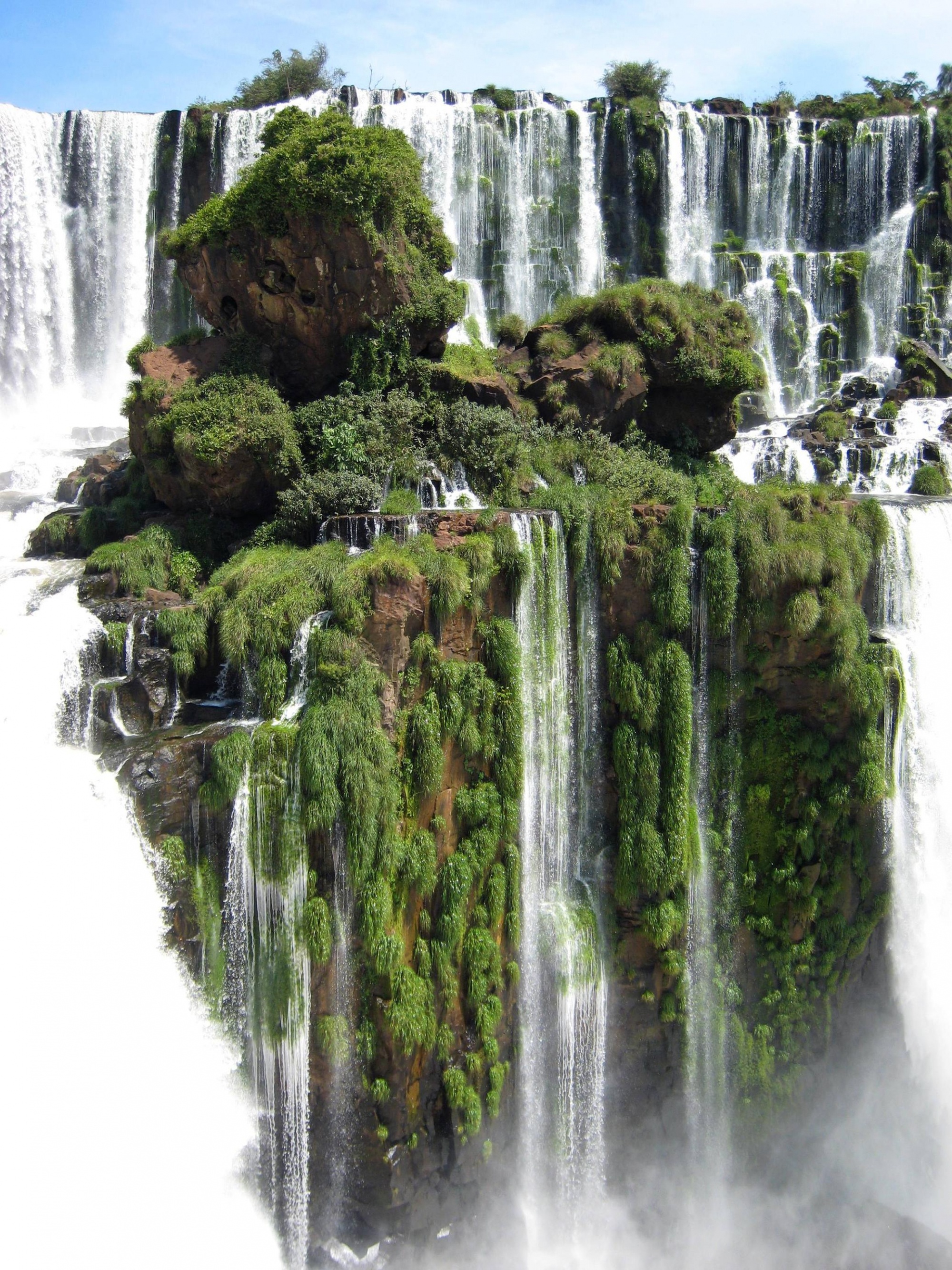 Island, Iguazu Falls Wallpaper, 2000x2670 HD Phone