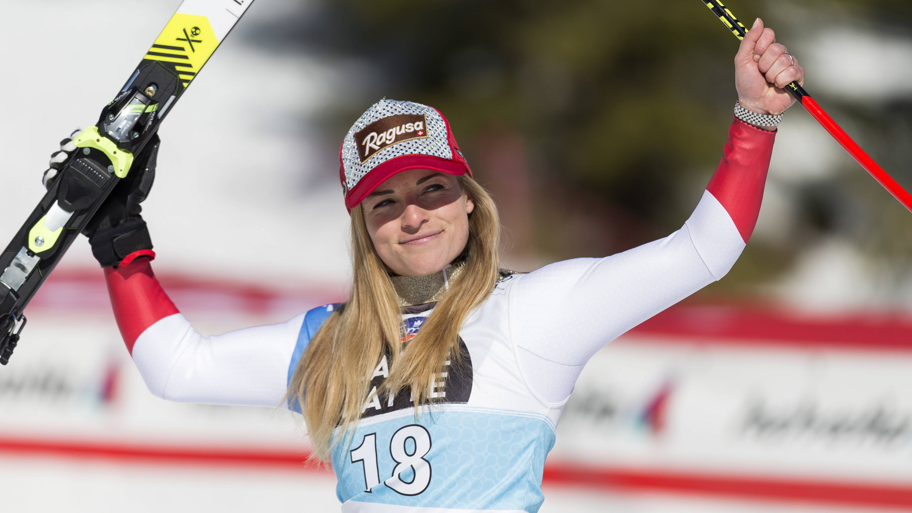 Lara Gut-Behrami, Crans-Montana victory, Suter's World Cup debut, 3840x2160 4K Desktop