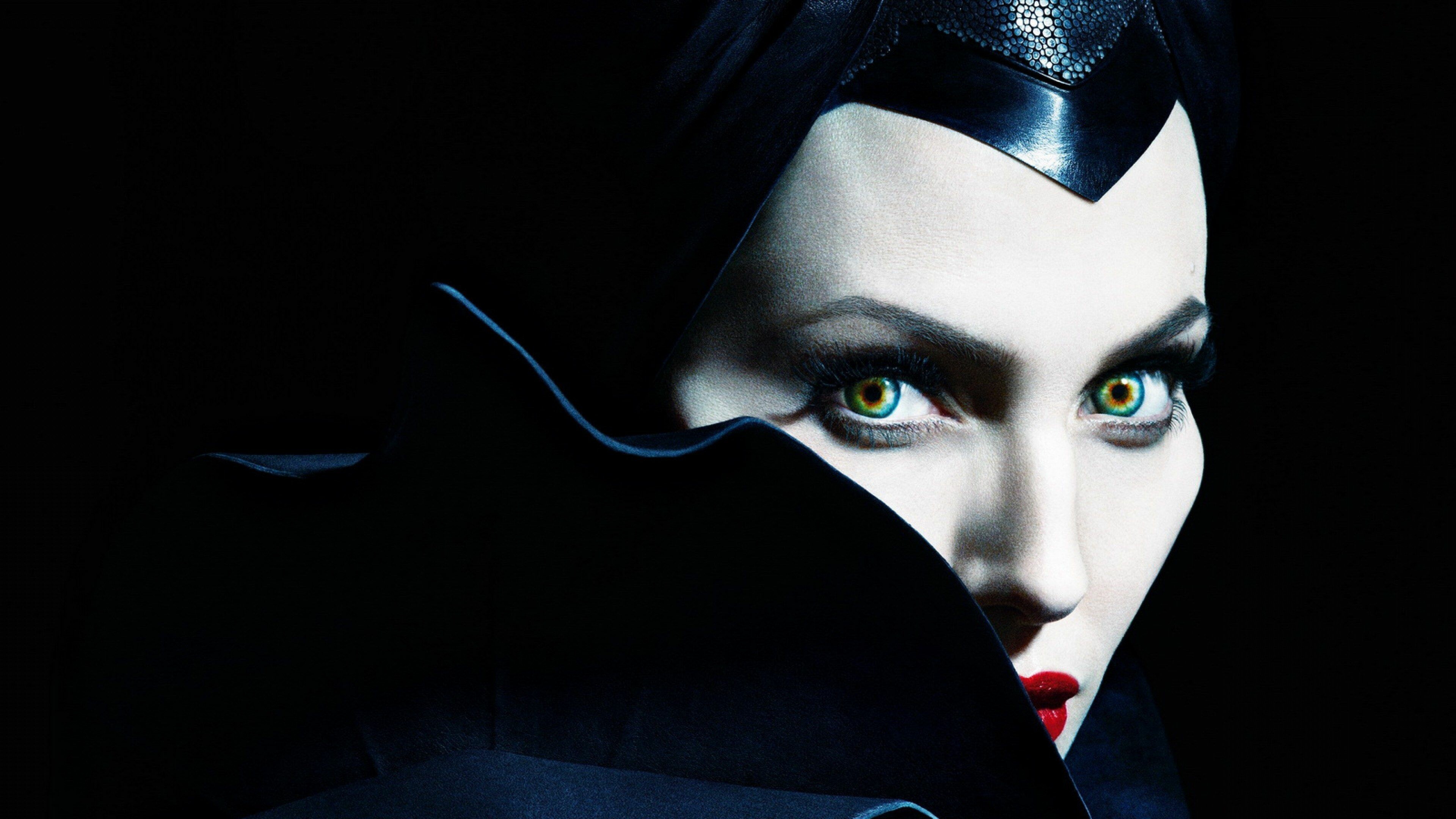 Angelina Jolie, 4K image, Maleficent, Striking visuals, 3840x2160 4K Desktop