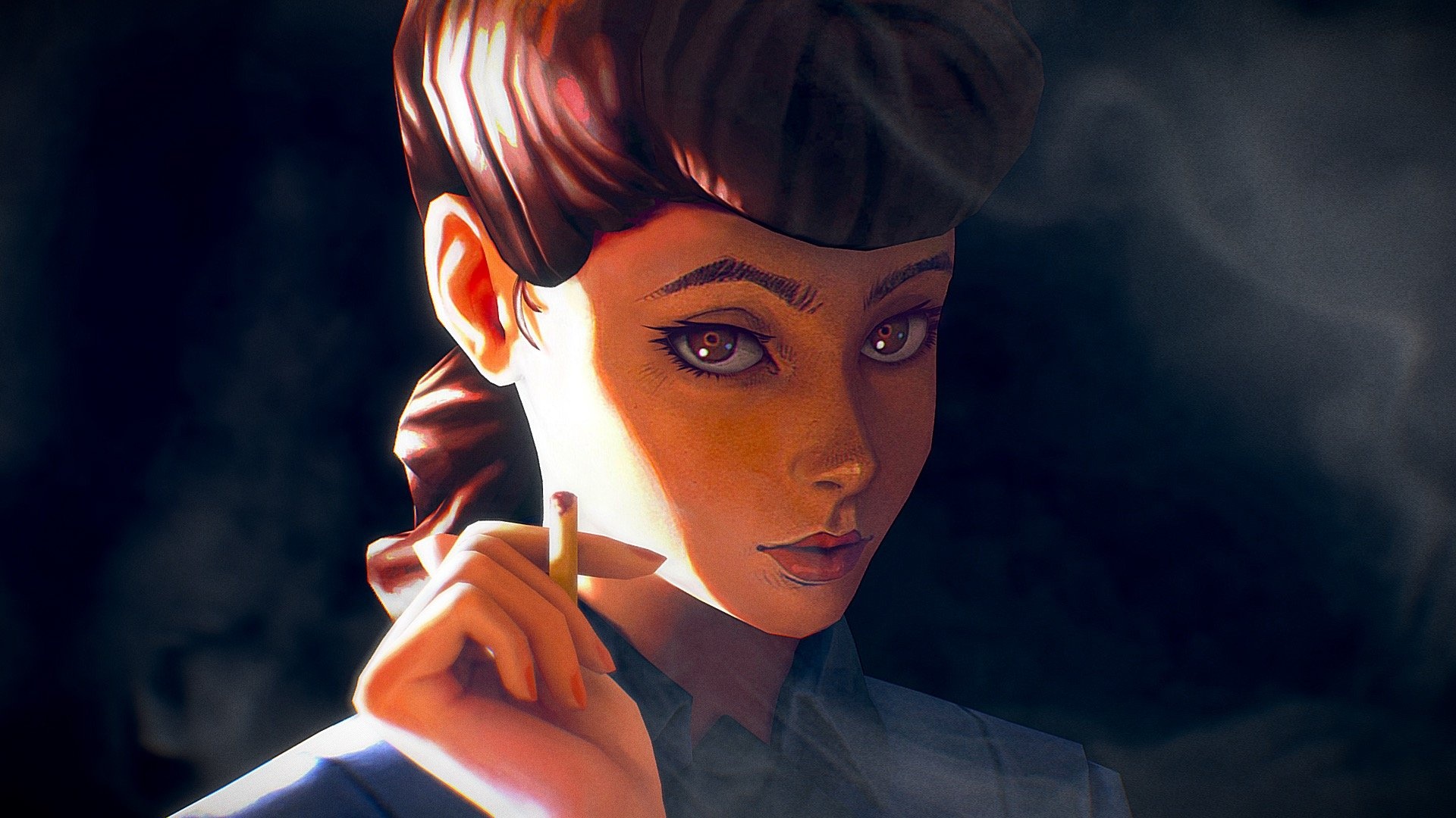 Rachael, Blade Runner, Artstation Rachael, 1920x1080 Full HD Desktop