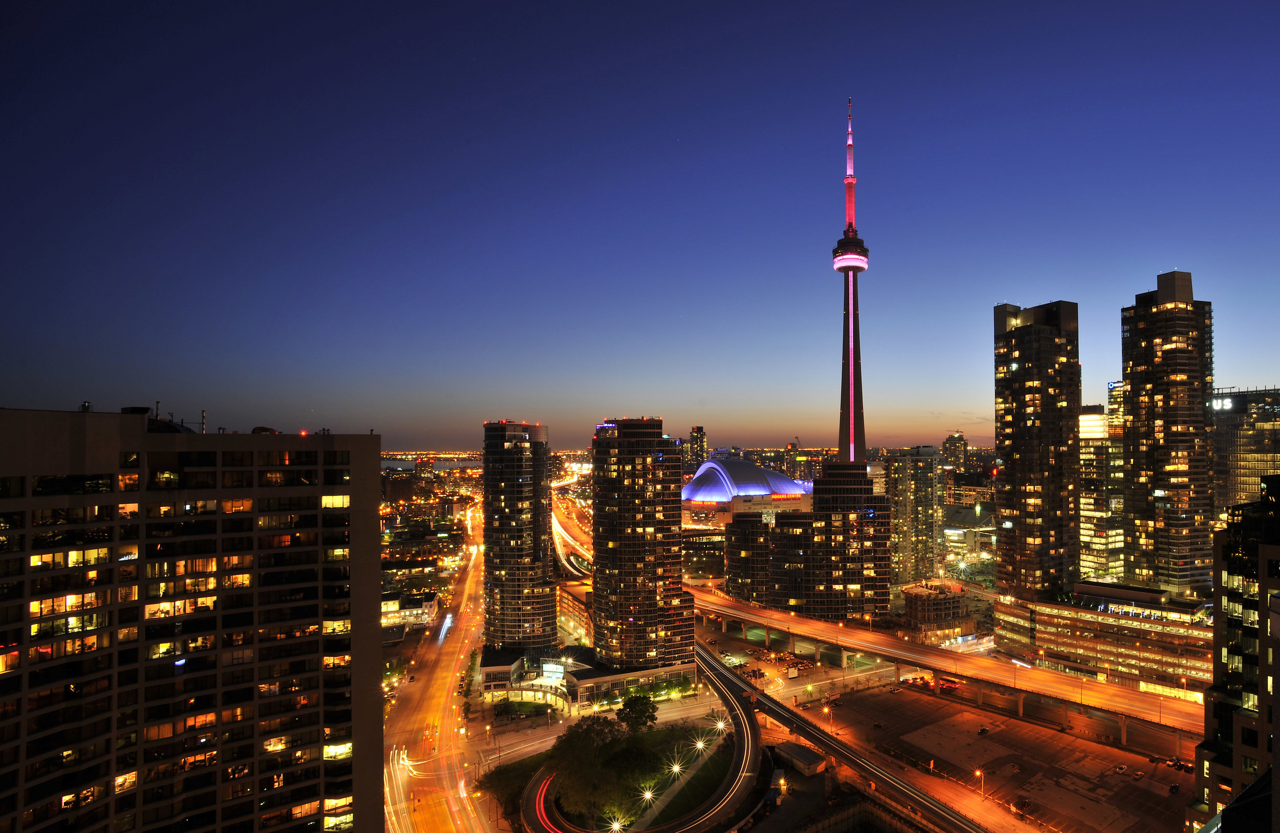 Toronto Skyline at Night, Luxury photography, Nighttime beauty, Cityscape elegance, 2500x1630 HD Desktop