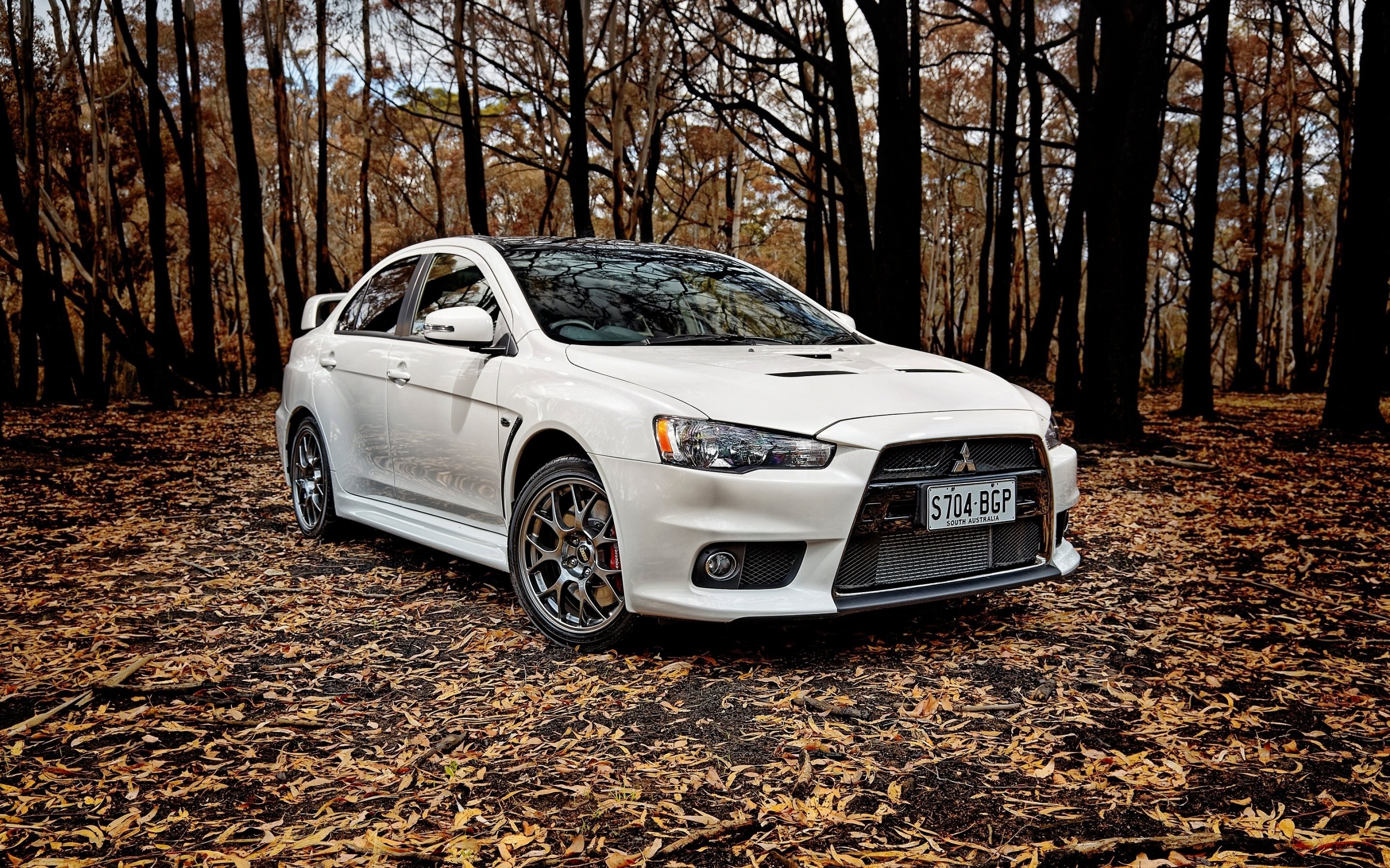 Autumn, Lancer Evo Wallpaper, 2880x1800 HD Desktop