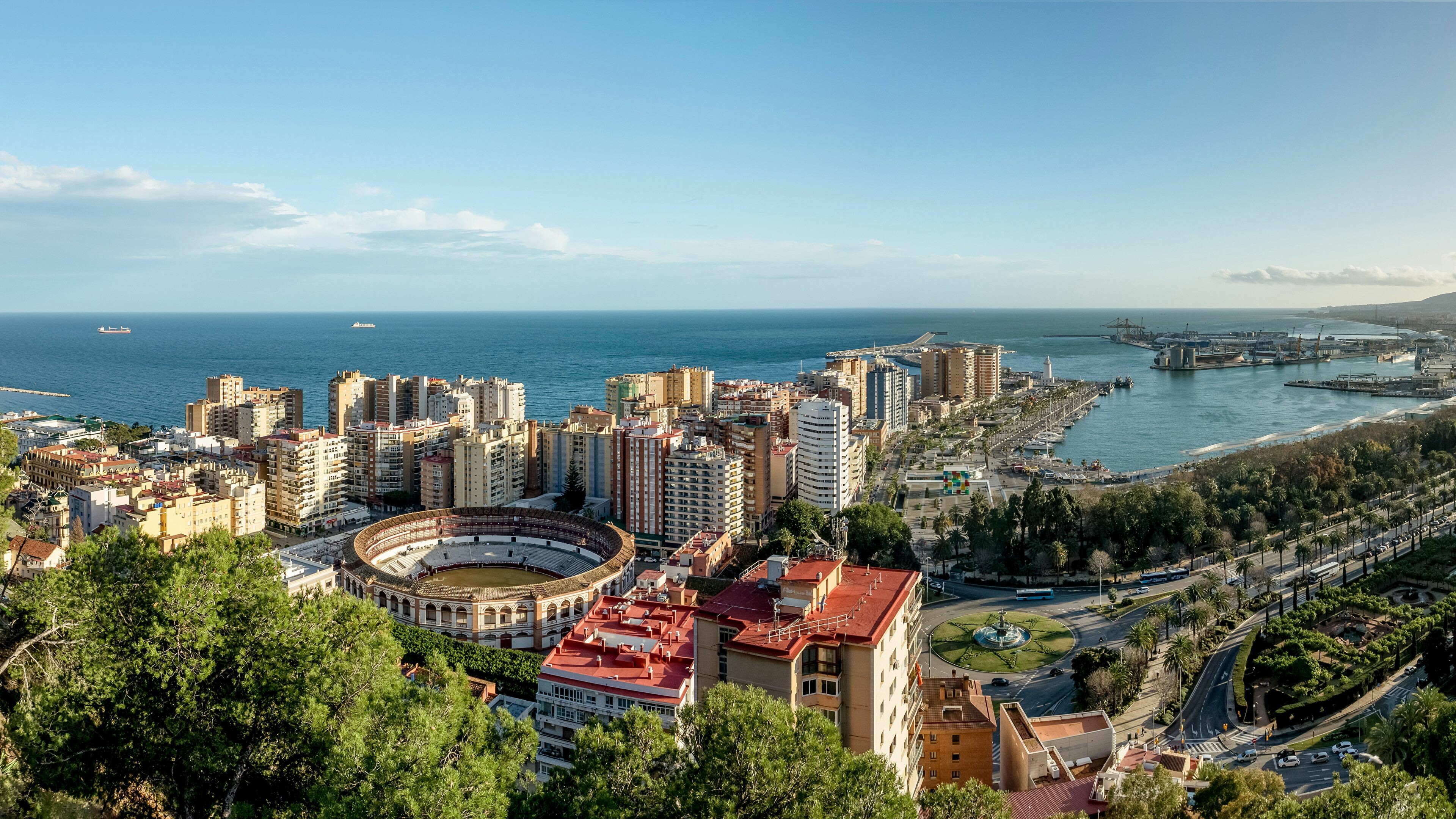 Malaga, Spain Wallpaper, 3840x2160 4K Desktop