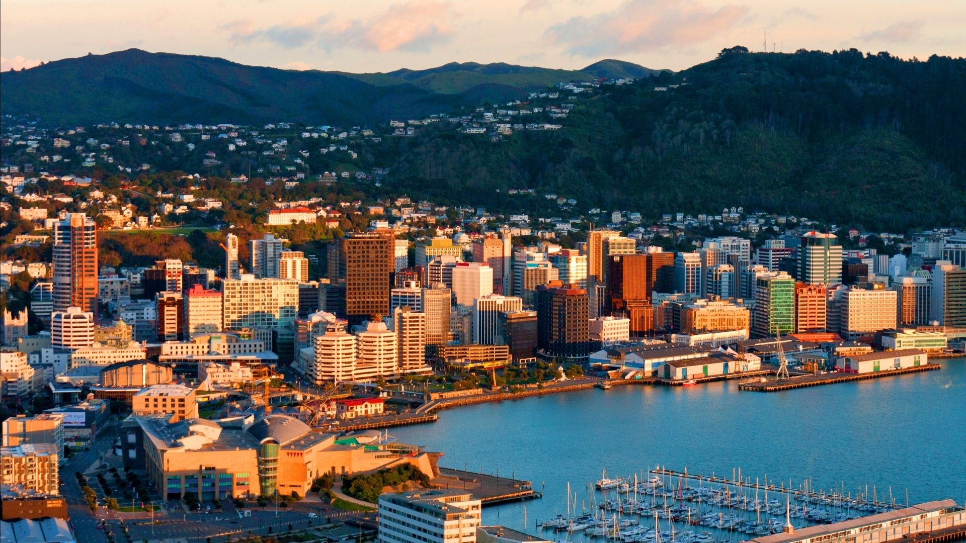 Wellington, New Zealand, Scenic wallpapers, Beautiful landscapes, 1920x1080 Full HD Desktop