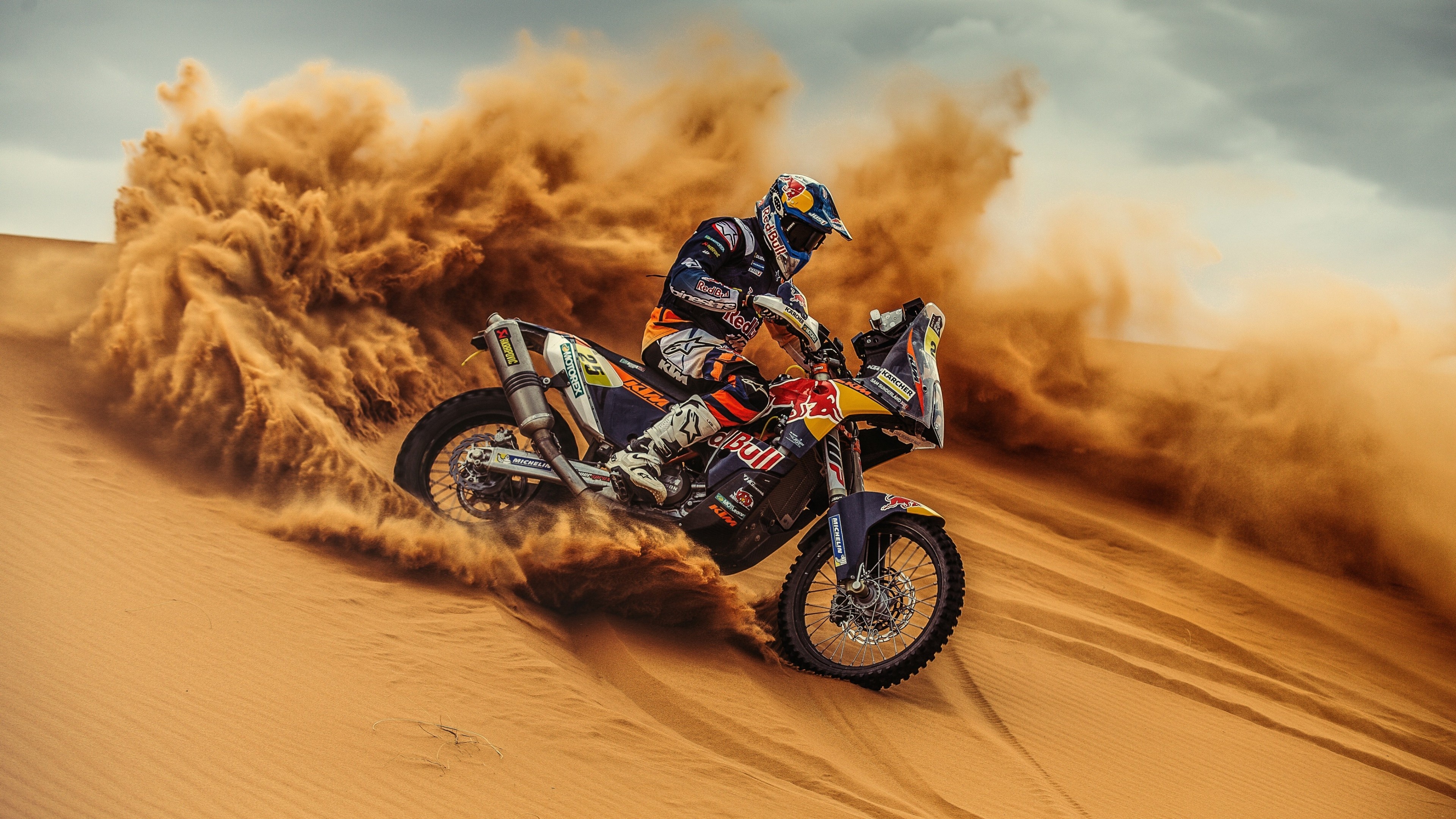 Motorbike, Dakar Rally Wallpaper, 3840x2160 4K Desktop