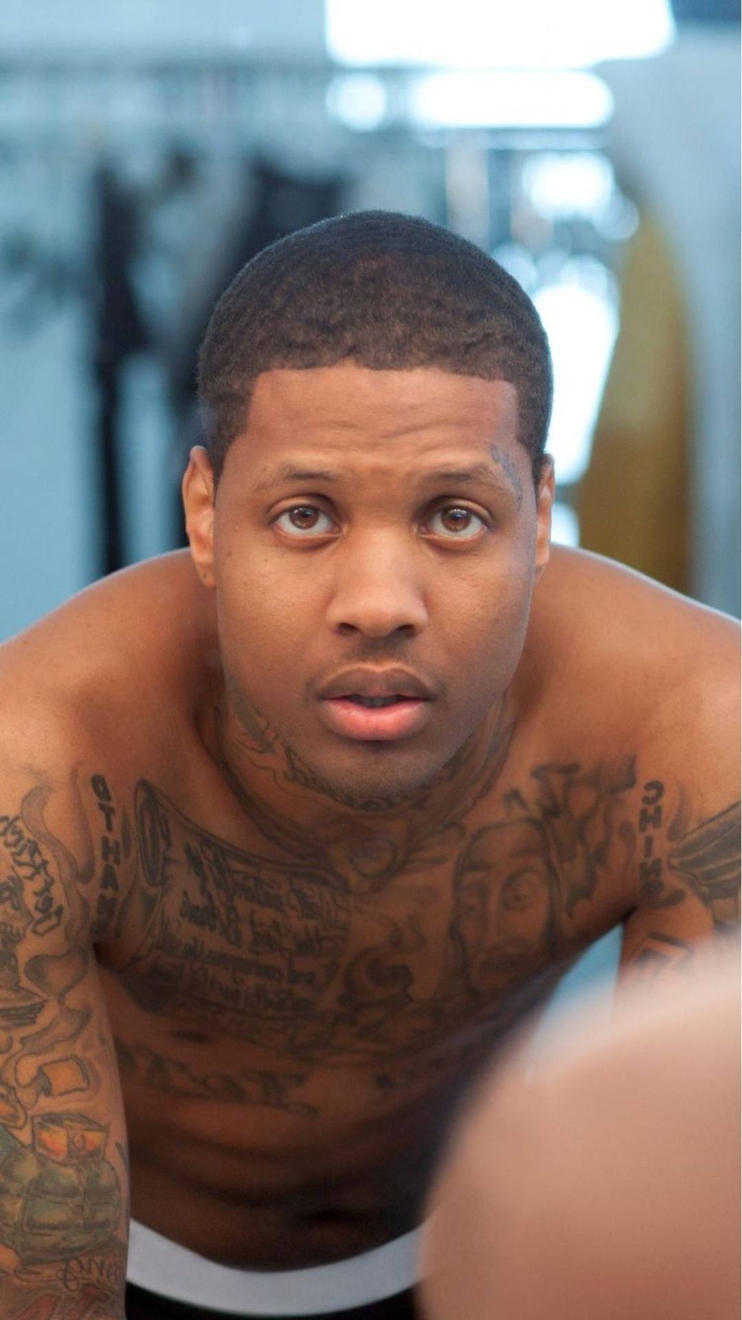 Lil Durk, Topless photo, Download wallpaper, 1080x1920 Full HD Phone