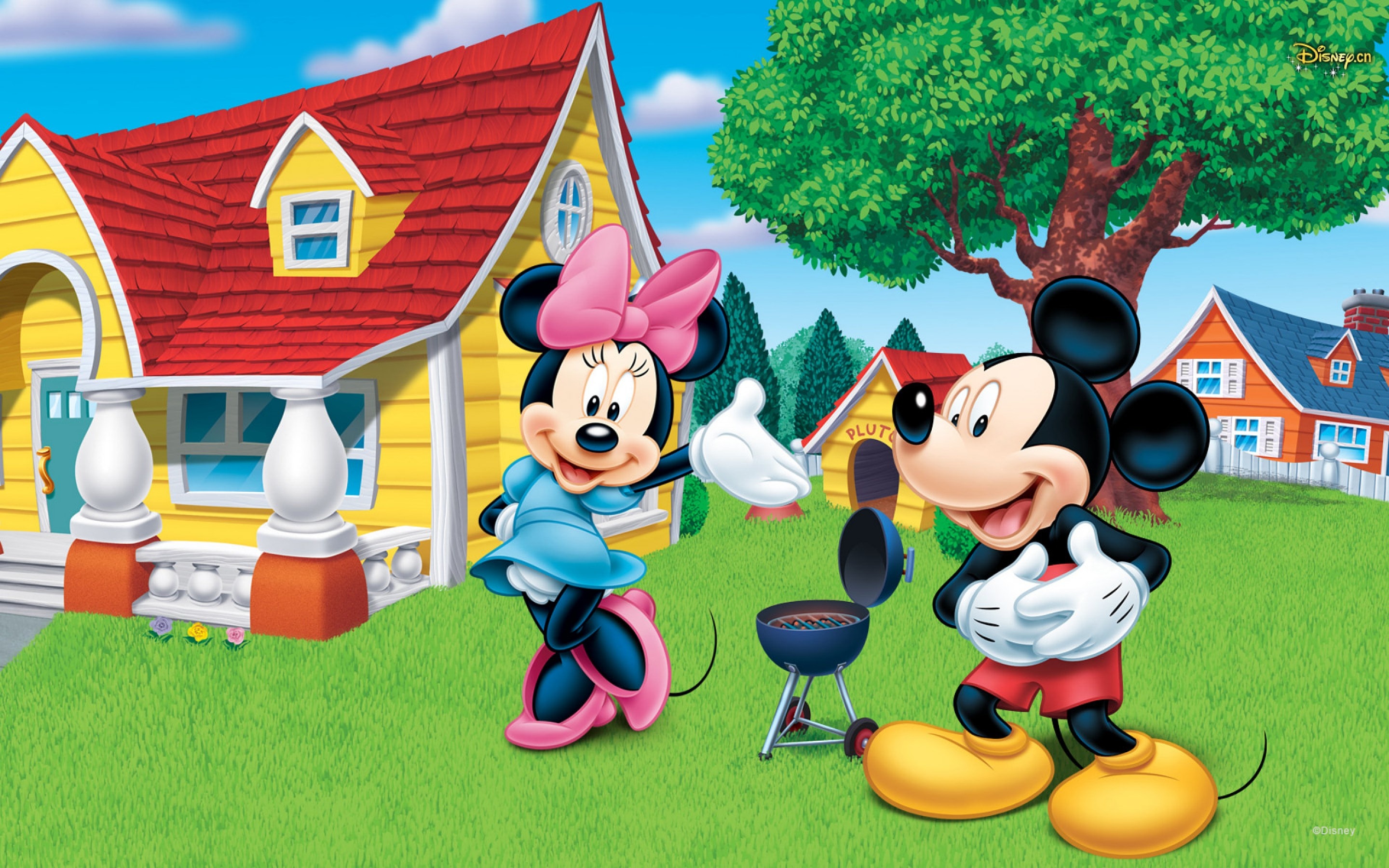 Mickey and Minnie, Disney Wallpaper, 2880x1800 HD Desktop