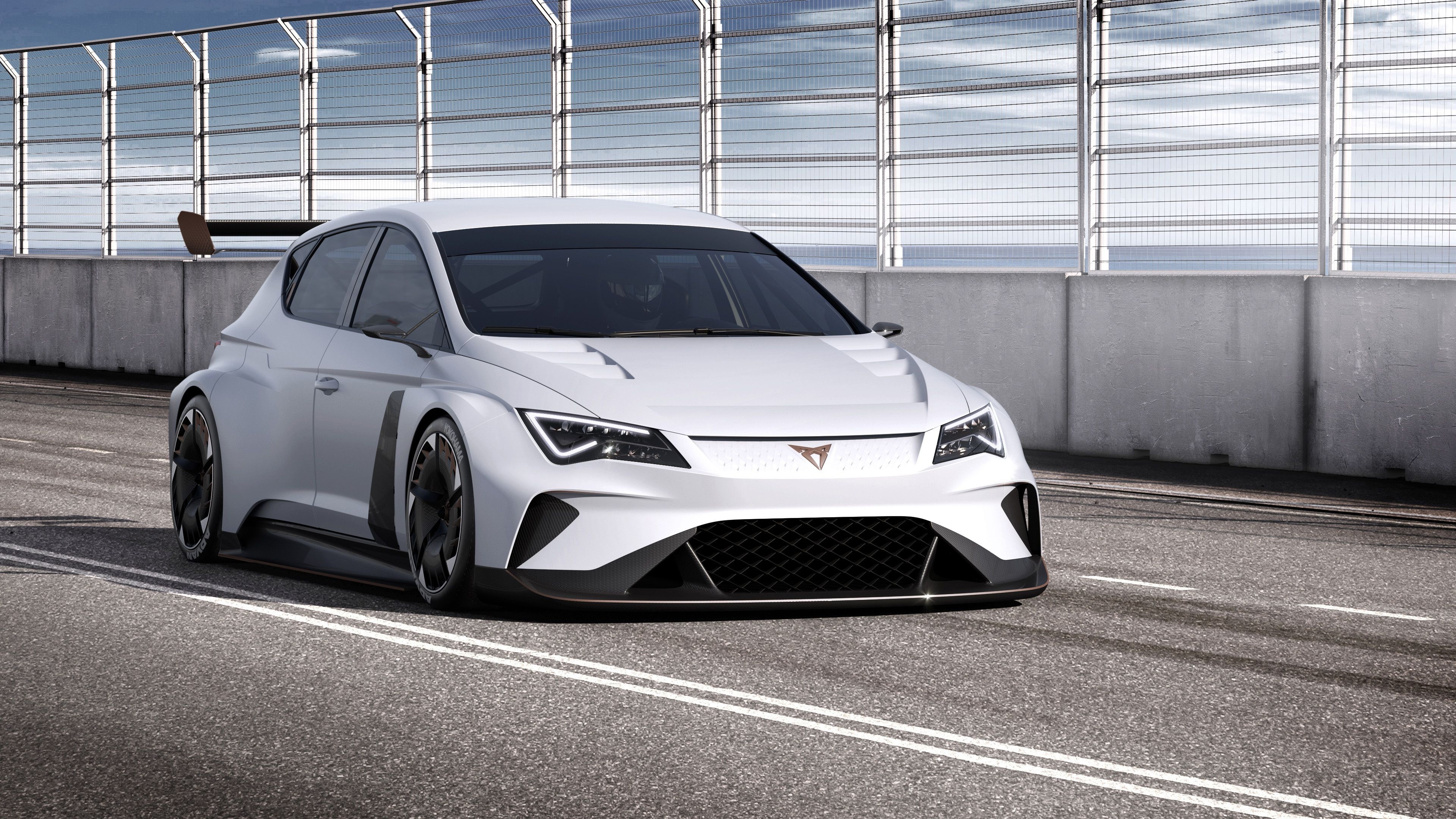 Cupra E Racer, Seat Wallpaper, 3840x2160 4K Desktop