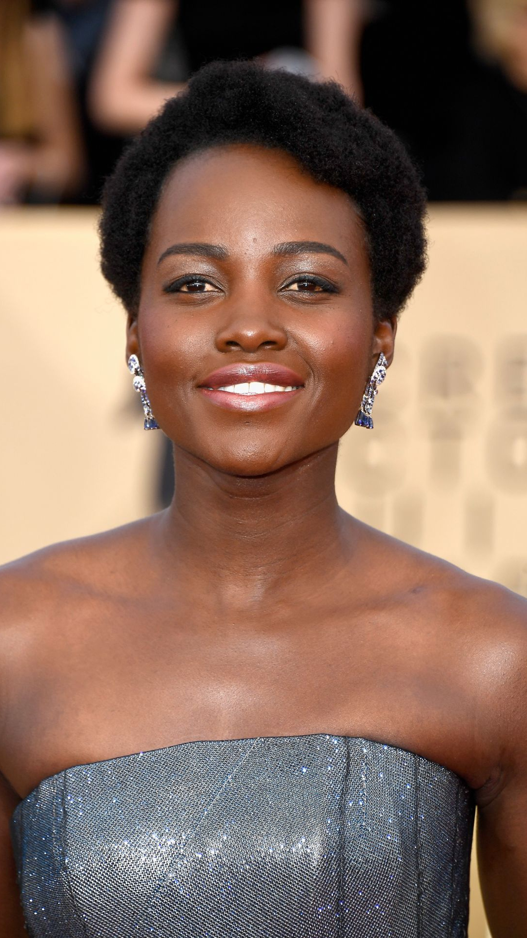 Lupita Nyong'o, Movies, SAG Awards, 2018, 1080x1920 Full HD Phone