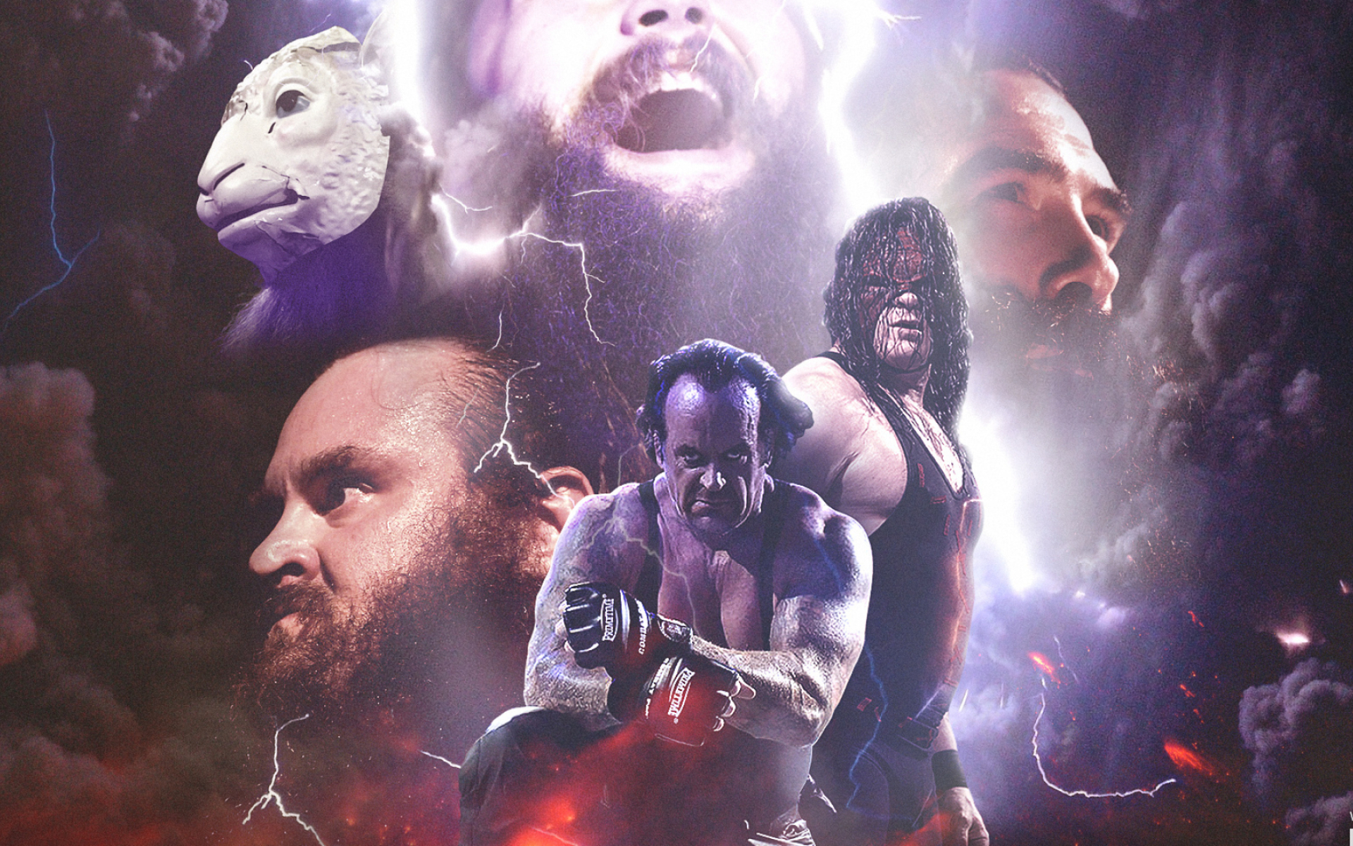 Brothers of Destruction, Kane (WWE) Wallpaper, 1920x1200 HD Desktop