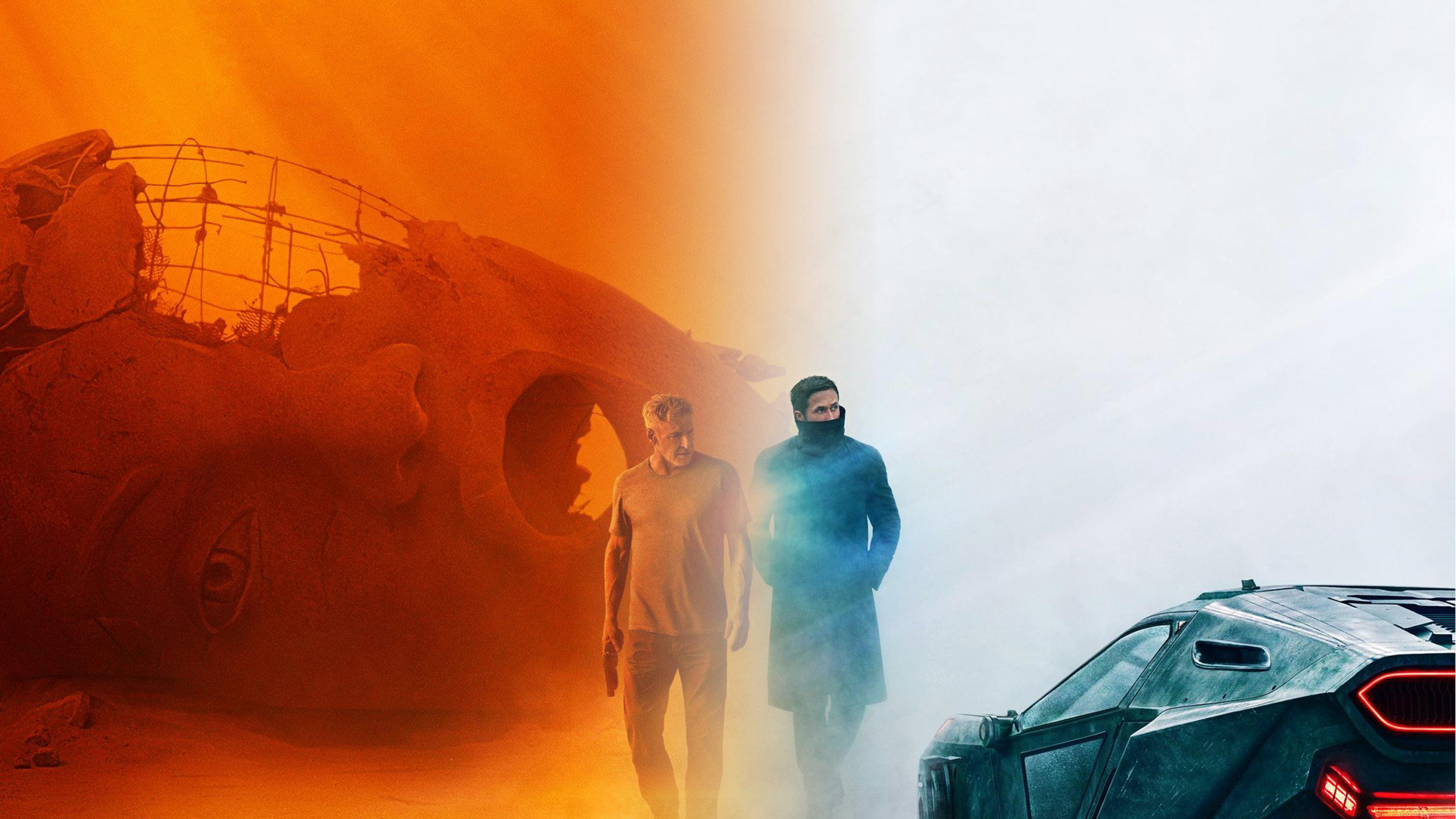 K and Rick, Blade Runner 2049 Wallpaper, 3840x2160 4K Desktop