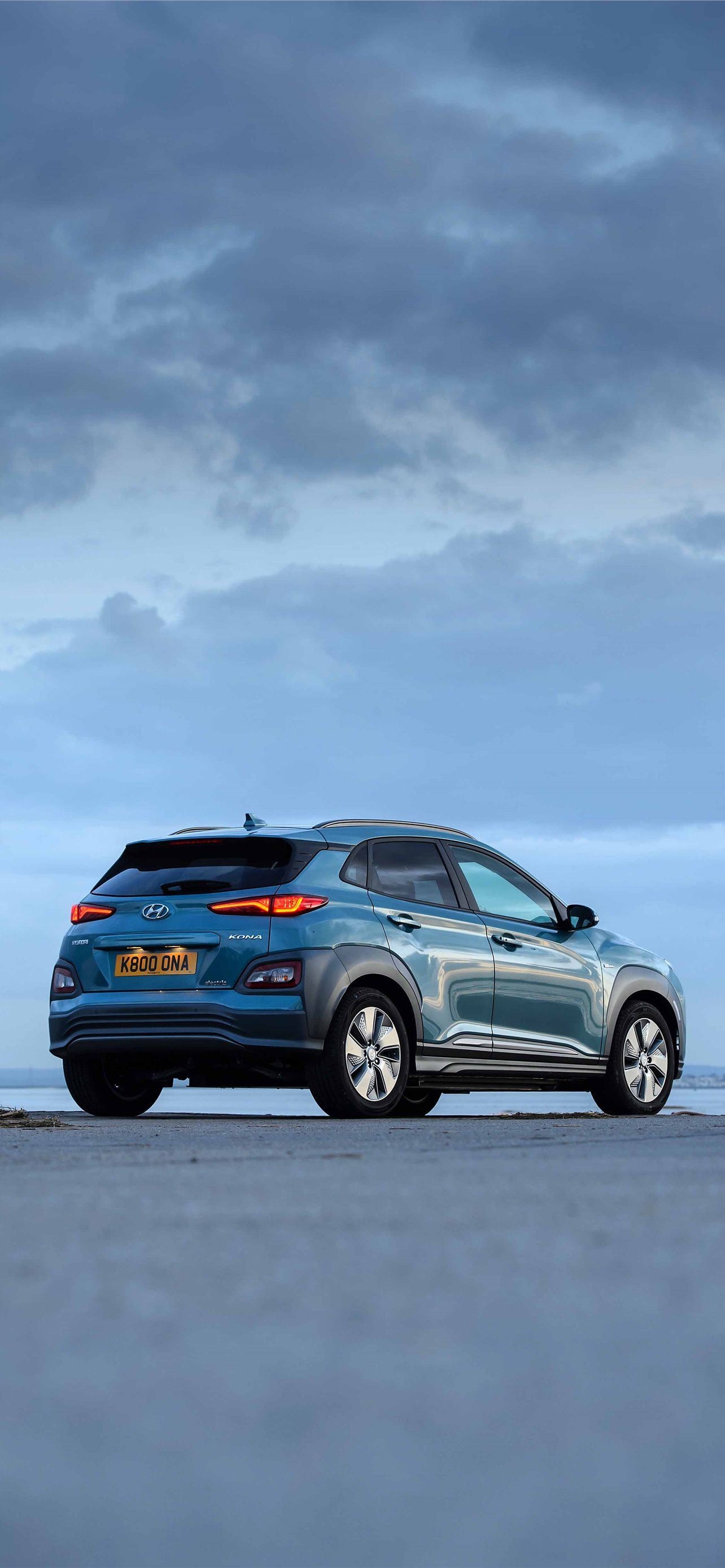 Hyundai Kona EV, iPhone wallpapers, Free download, 1290x2780 HD Phone