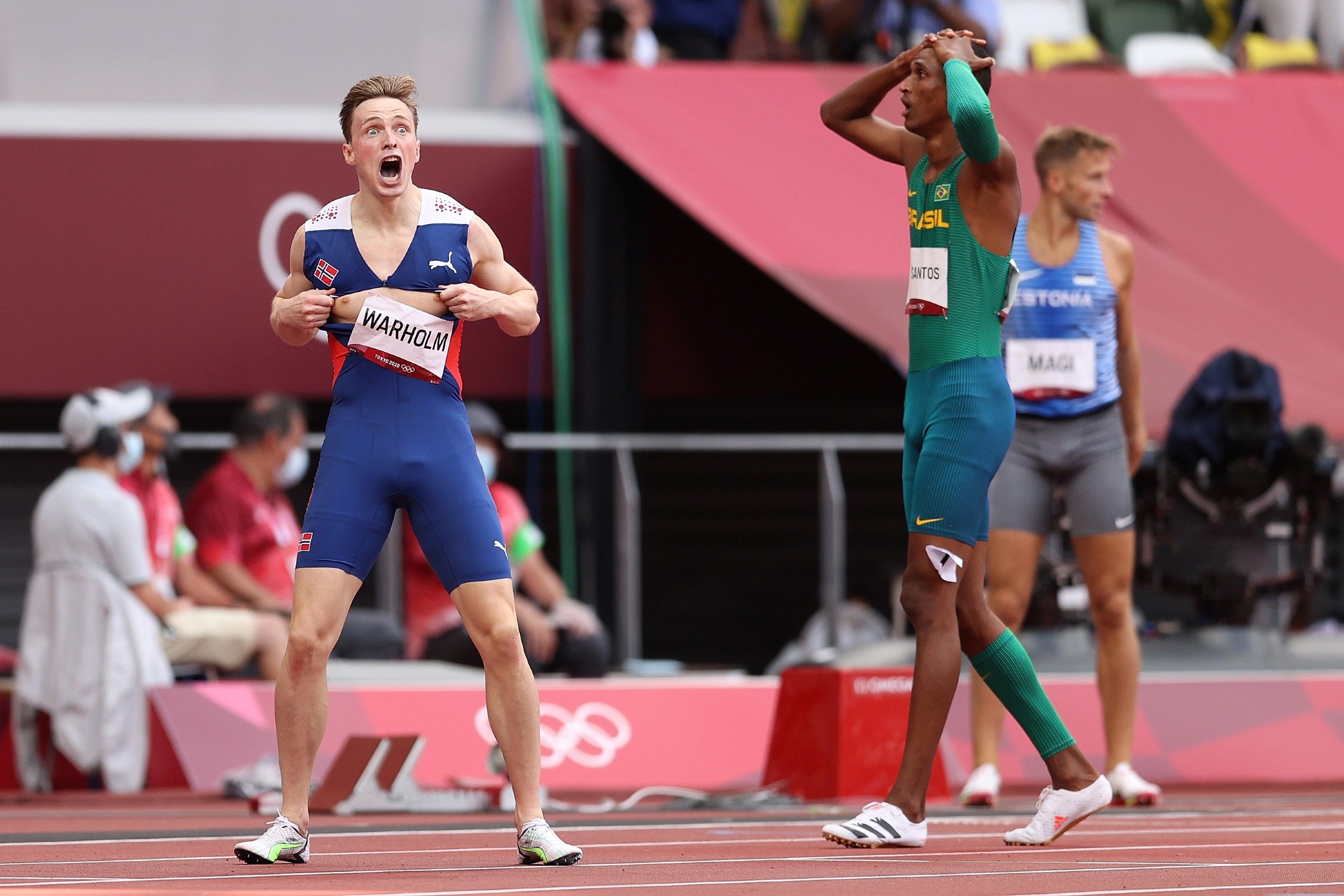 Karsten Warholm, World record breaker, Amazing Tokyo run, World Athletics report, 2800x1870 HD Desktop