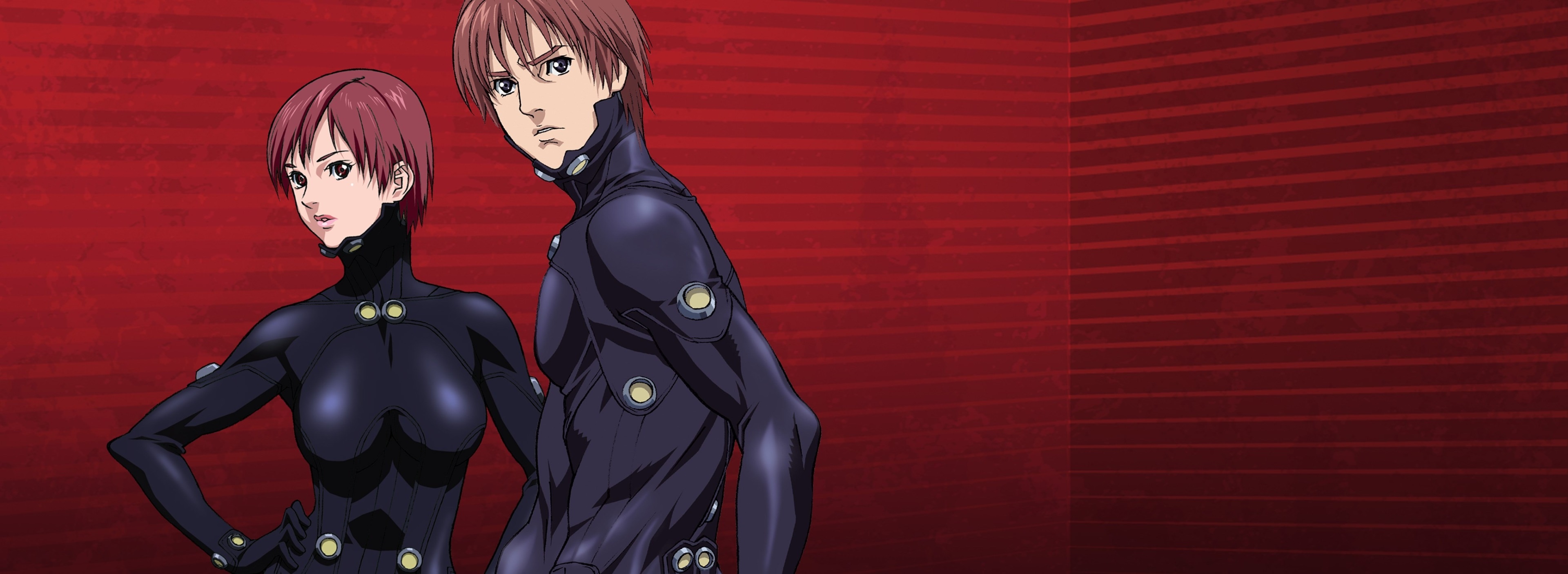 Gantz, Manga art, Intense battles, Mysterious plot, 3840x1410 Dual Screen Desktop