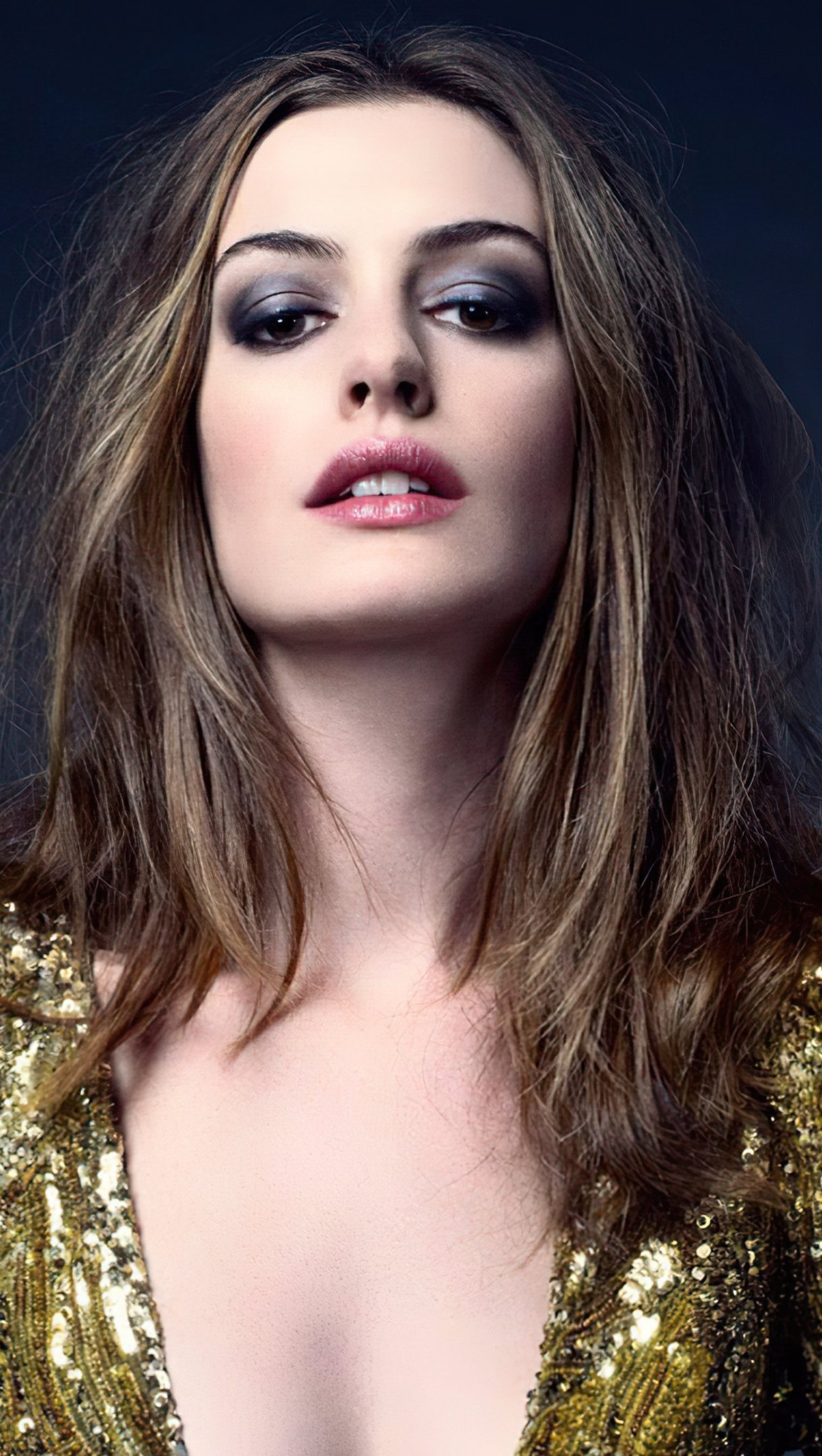 Anne Hathaway, Elle photoshoot, Wallpaper, Ultra HD, 1220x2160 HD Phone