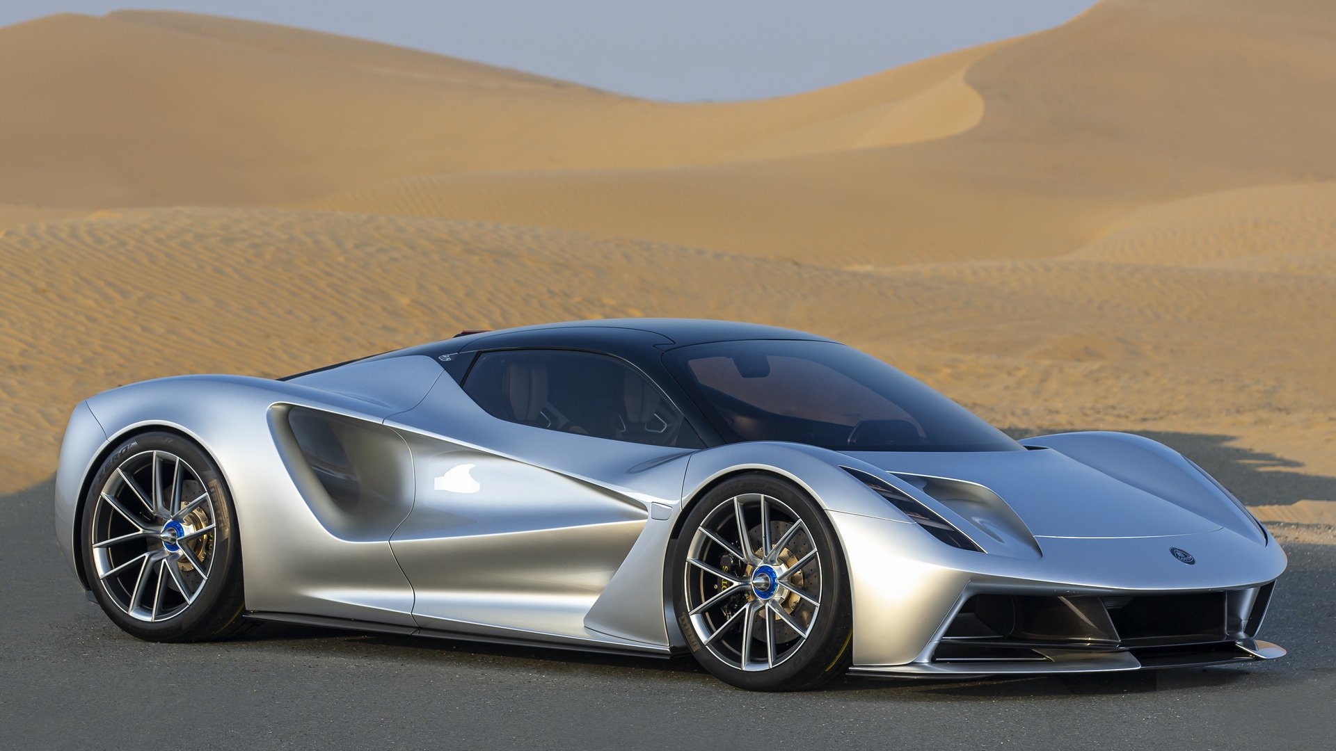 Lotus Evija, 2020 model, Sports car, Luxury vehicle, 1920x1080 Full HD Desktop