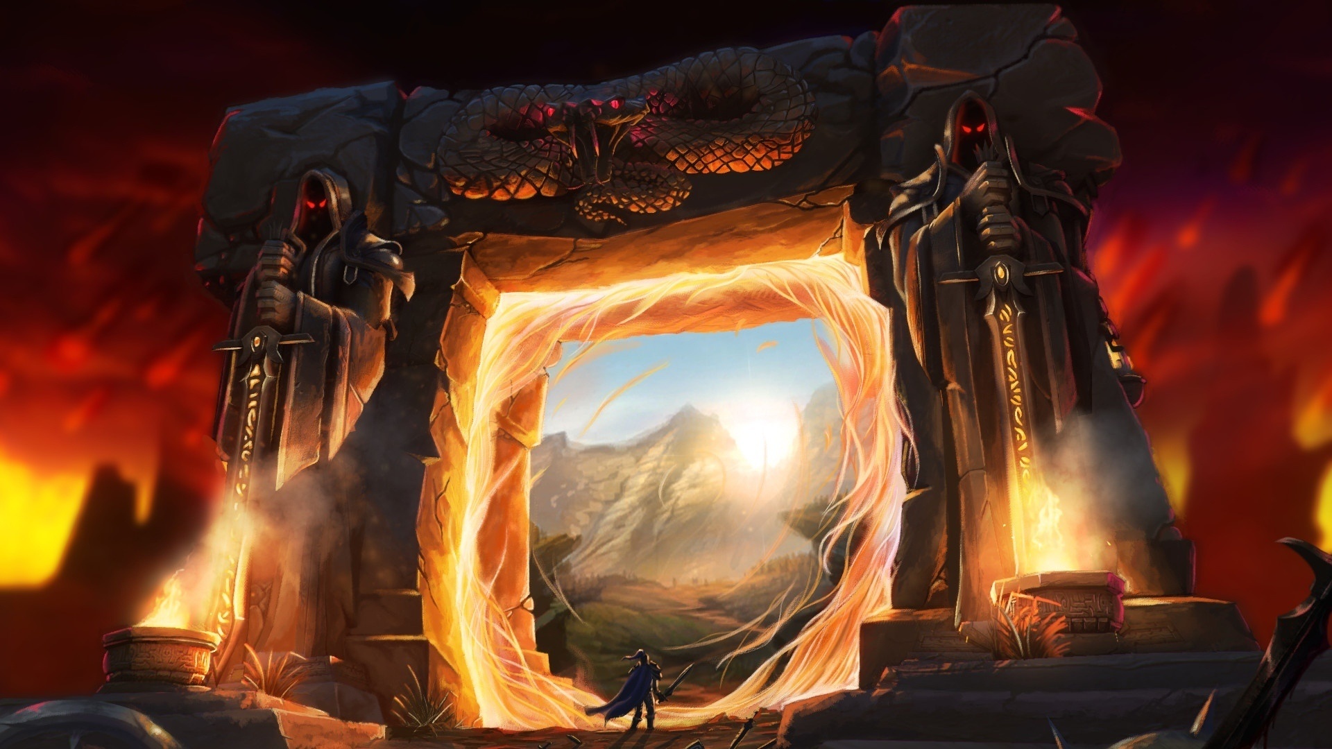 Dark Portal, WoW Wallpaper, 1920x1080 Full HD Desktop