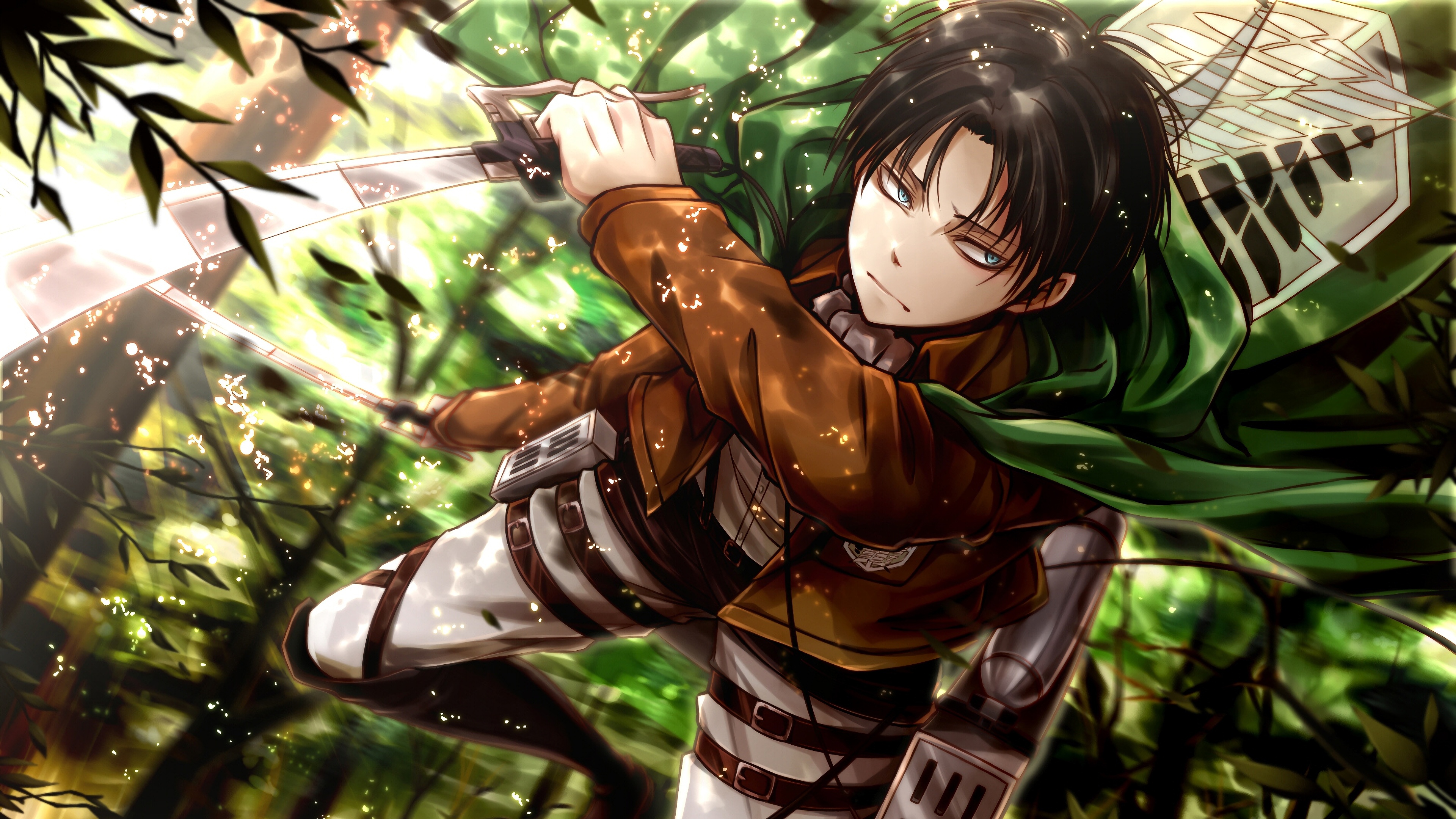 Levi Ackerman, 4K wallpaper, AOT fan, Attack on Titan, 3840x2160 4K Desktop