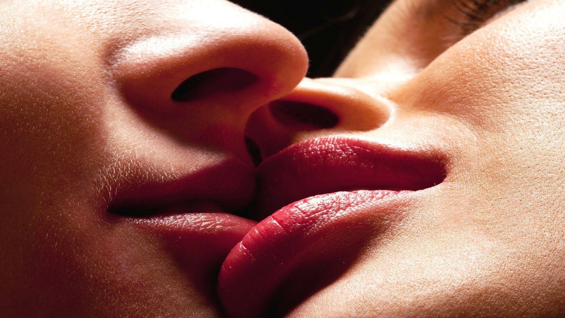 Intimate kisses, Passionate moments, Romantic love, Close-up shots, 1920x1080 Full HD Desktop