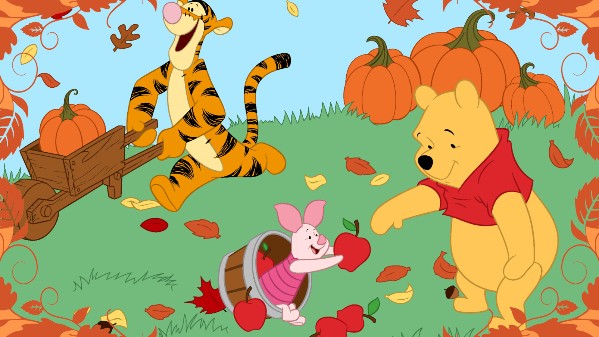 Winnie the Pooh and friends, Wallpaper, 1920x1080 Full HD Desktop