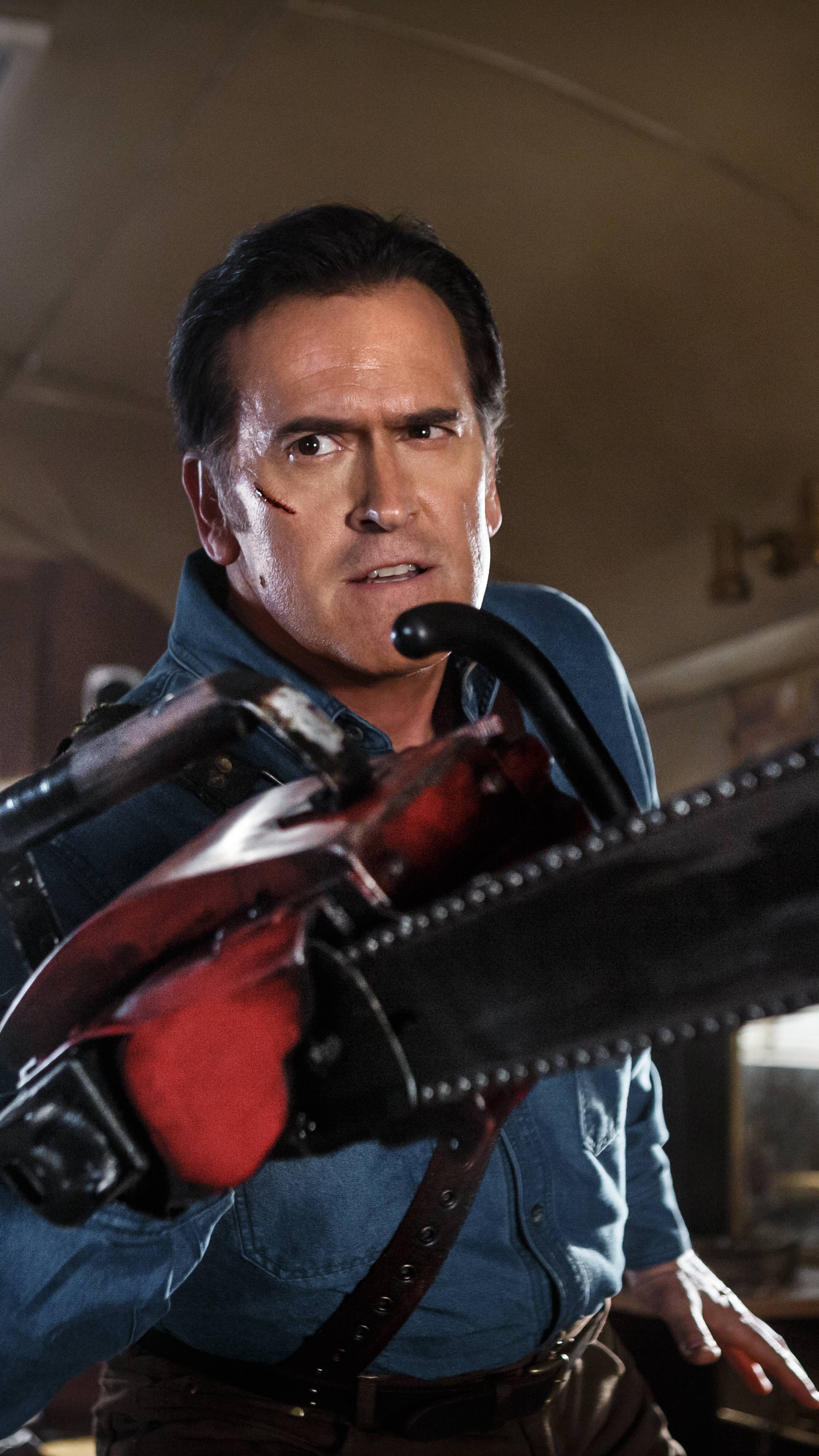 Ash vs Evil Dead, TV Series, Bruce Campbell, Movies, 2160x3840 4K Phone